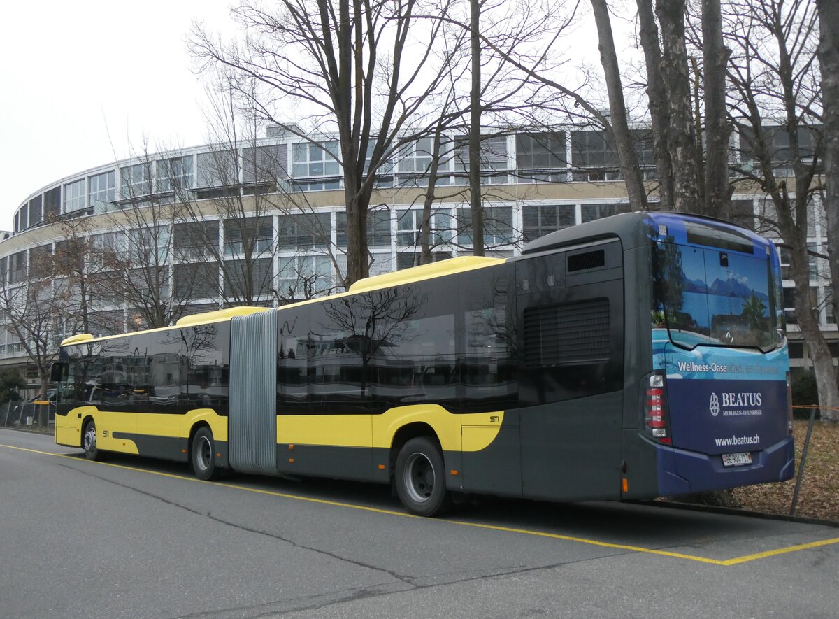 (271'223) - STI Thun - Nr. 717/BE 904'717 - Mercedes am 18. Januar 2025 bei der Schifflndte Thun