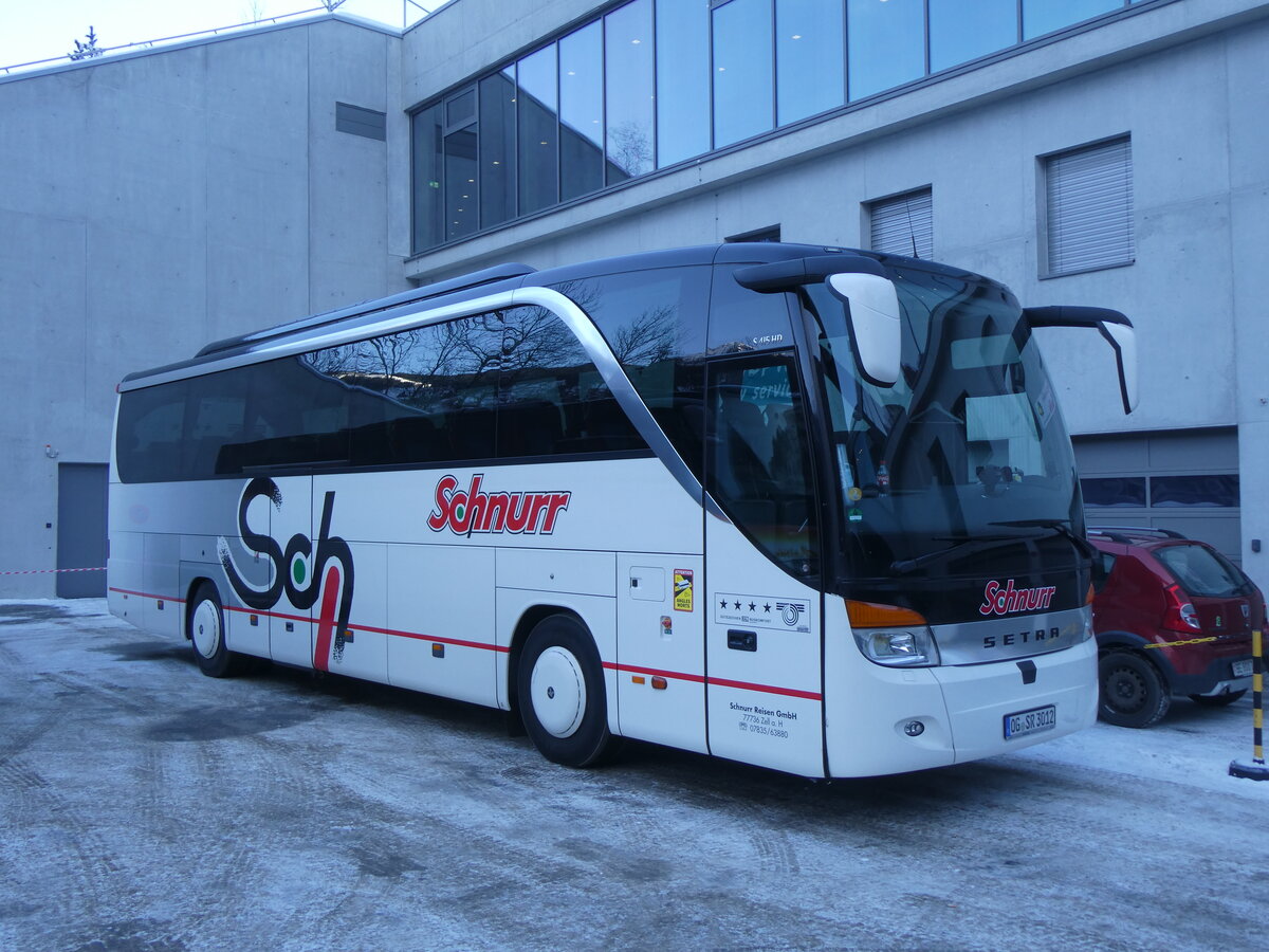 (271'243) - Aus Deutschland: Schnurr, Zell - OG-SR 3012 - Setra am 18. Januar 2025 in Grindelwald, Terminal 