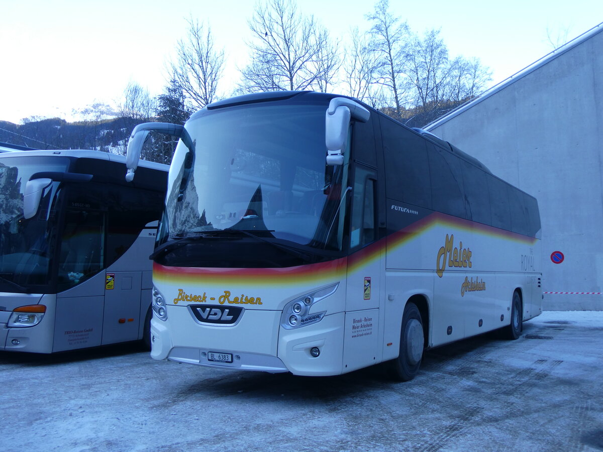 (271'244) - Meier, Arlesheim - BL 6383 - VDL am 18. Januar 2025 in Grindelwald, Terminal