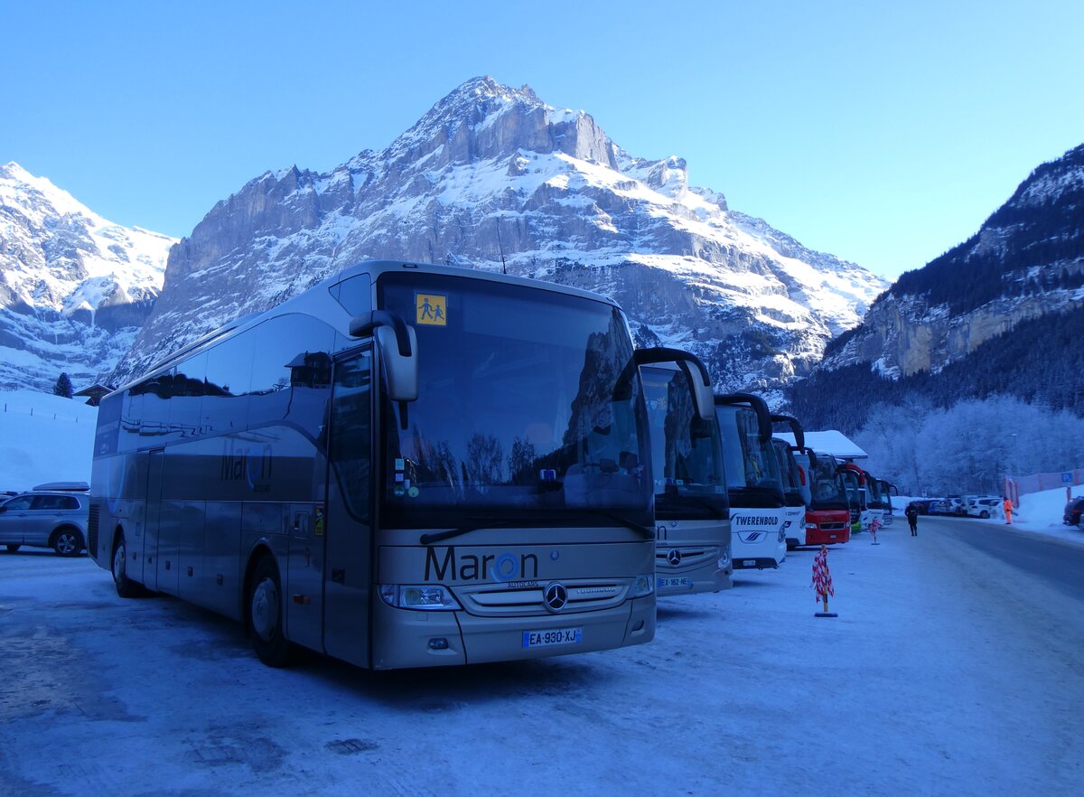 (271'266) - Aus Frankreich: Maron, Pont-de-Roide - EA 930 XJ - Mercedes am 18. Januar 2025 in Grindelwald, Grund