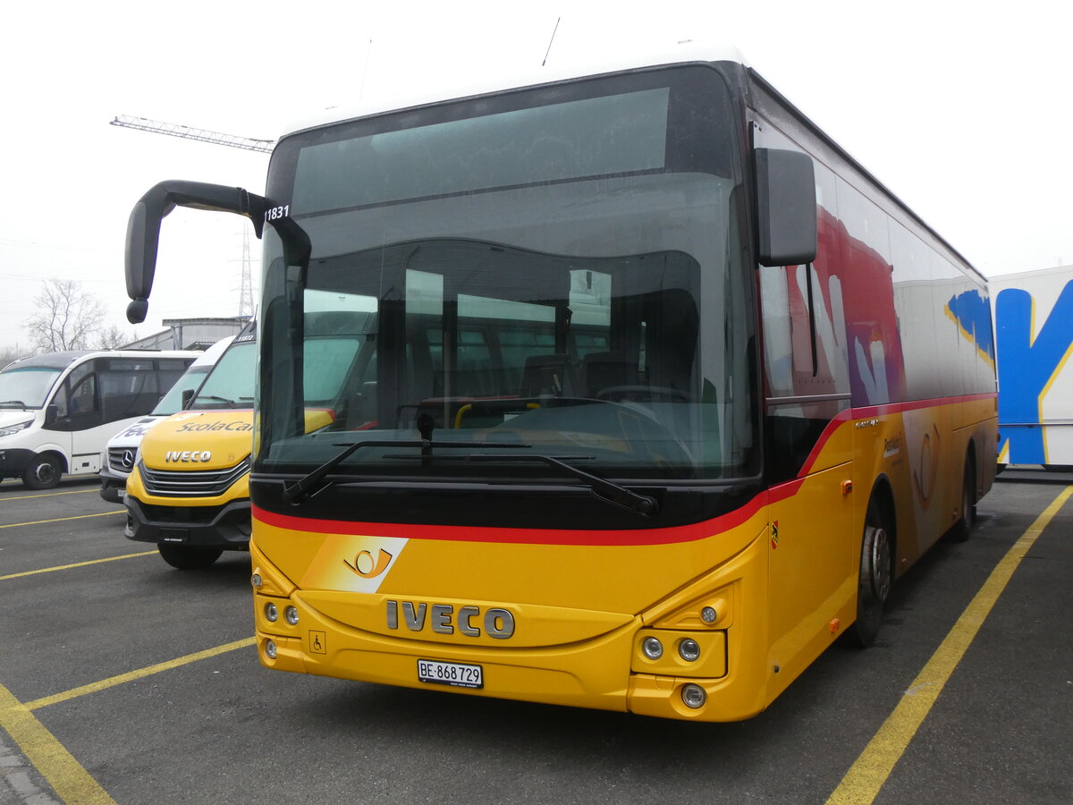 (271'327) - Flck, Brienz - Nr. 29/BE 868'729/PID 11'831 - Iveco am 19. Januar 2025 in Kerzers, Interbus