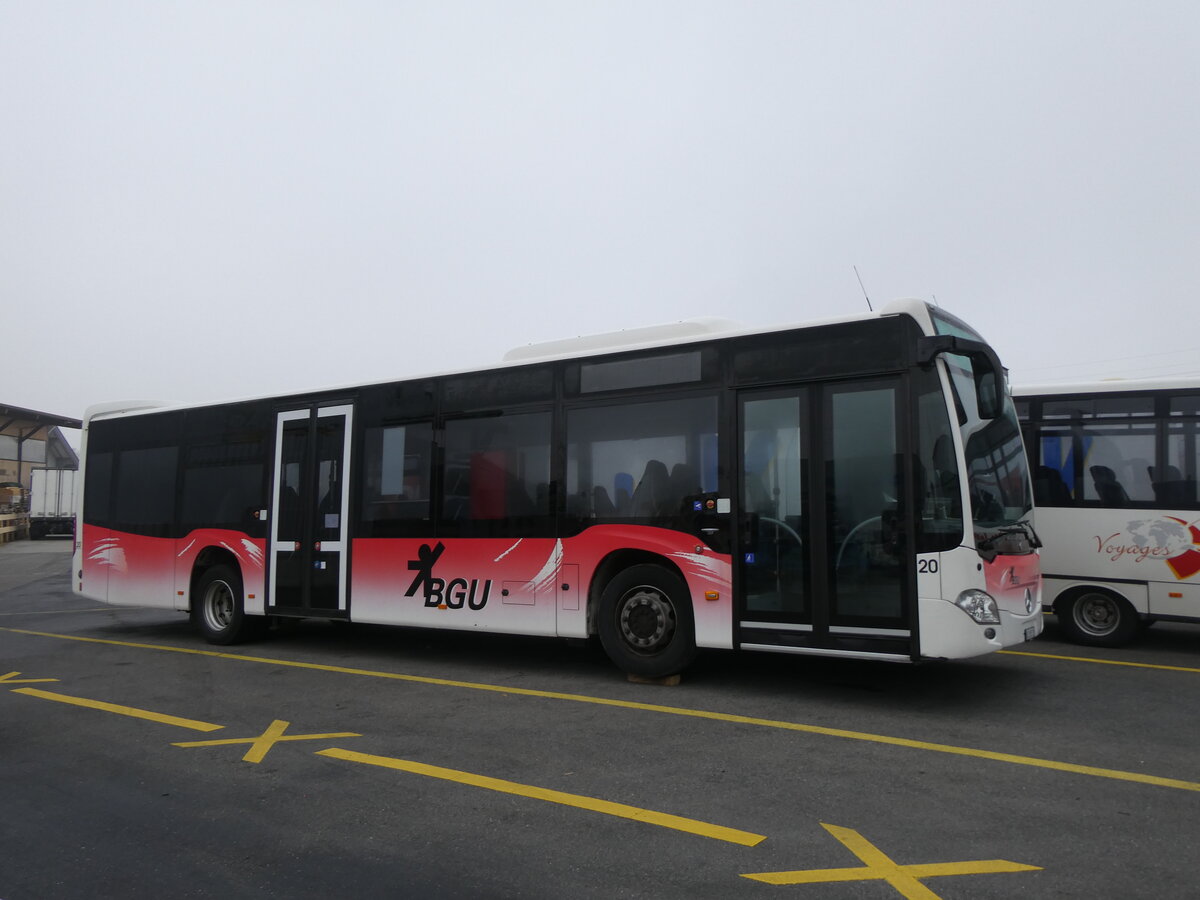 (271'332) - BGU Grenchen - Nr. 20/SO 185'013 - Mercedes am 19. Januar 2025 in Kerzers, Interbus