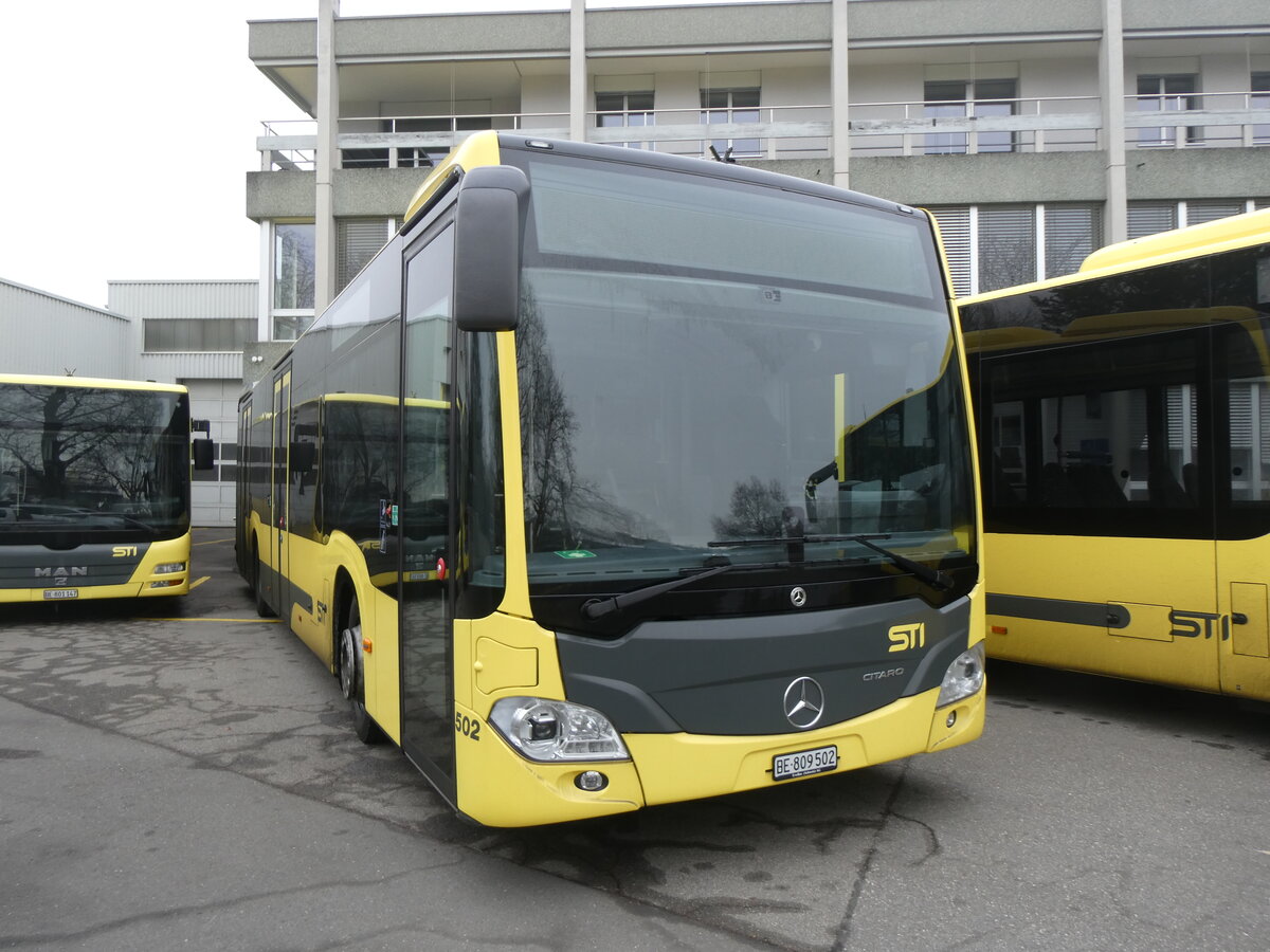 (271'362) - STi Thun - Nr. 502/BE 809'502 - Mercedes am 19. Januar 2025 in Thun, Garage