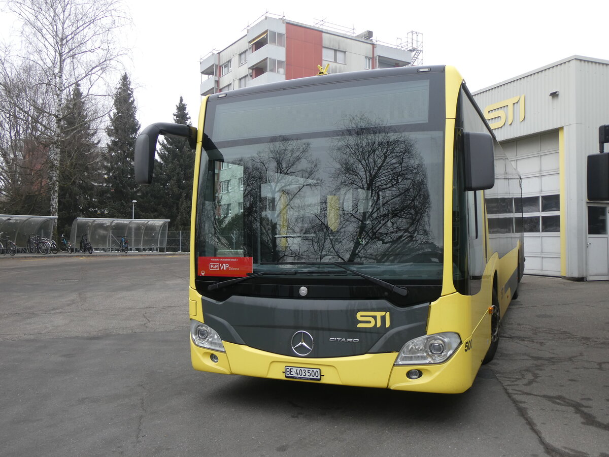 (271'364) - STI Thun - Nr. 500/BE 403'500 - Mercedes am 19. Januar 2025 in Thun, Garage