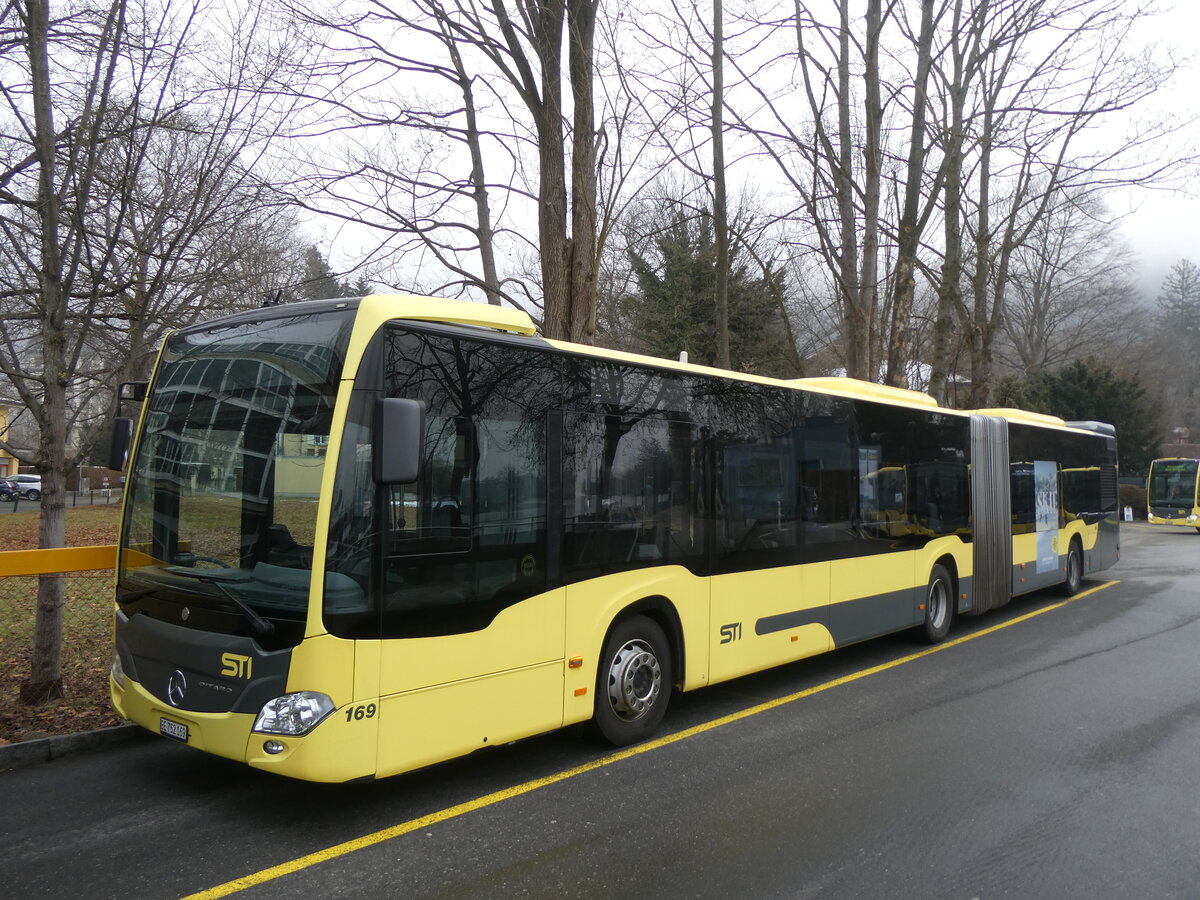 (271'372) - STI Thun - Nr. 169/BE 752'169 - Mercedes am 21. Januar 2025 bei der Schifflndte Thun