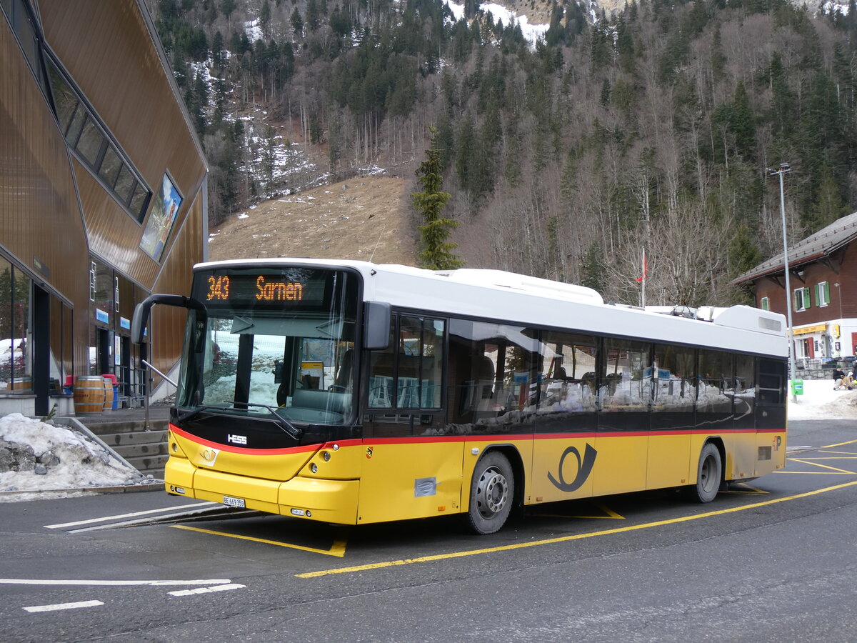 (271'430) - PostAuto Bern - BE 669'359/PID 10'147 - Hess (ex Nr. 6; ex Klopfstein, Laupen Nr. 6) am 24. Januar 2025 auf der Stckalp