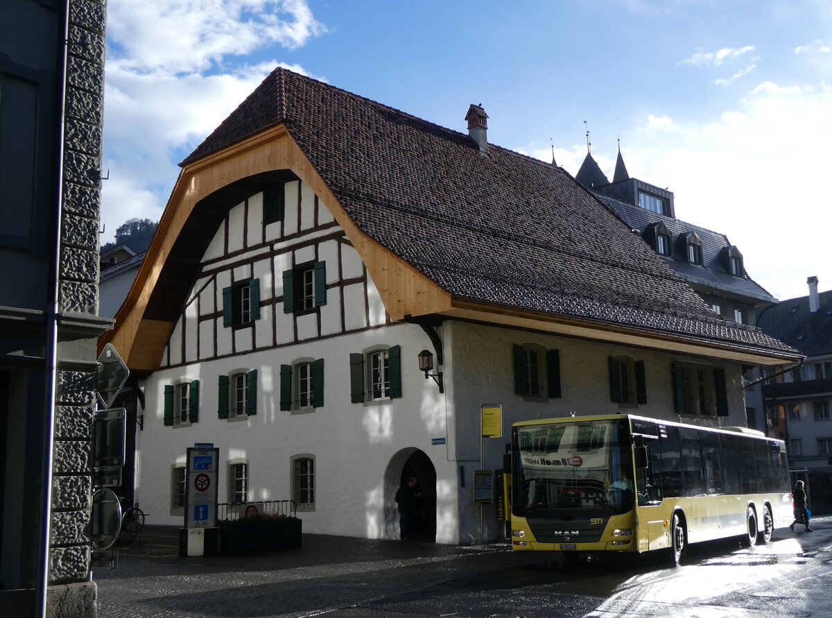 (271'473) - STI Thun - Nr. 147/BE 801'147 - MAN am 27. Januar 2025 in Thun, Sternenplatz