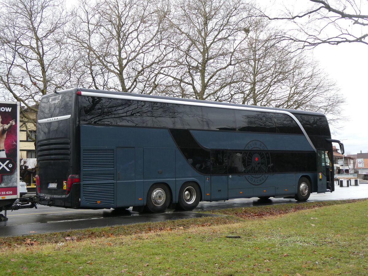 (271'488) - Aus Deutschland: Berlin-Rock-Coaches, Berlin - B-RC 9150 - Setra am 28. Januar 2025 in Thun, Lachen