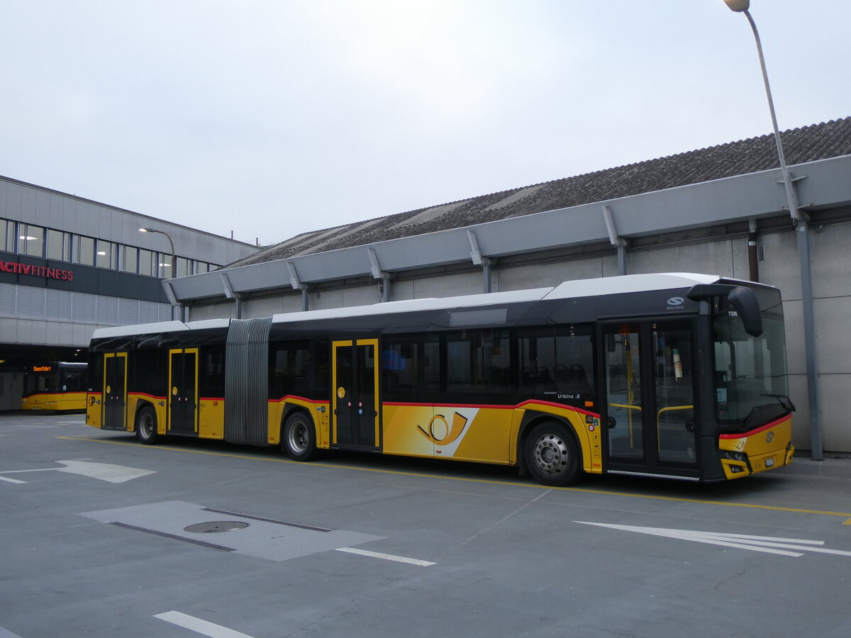 (271'510) - PostAuto Bern - Nr. 11'245/BE 546'245/PID 11'245 - Solaris am 1. Februar 2025 in Bern, Postautostation