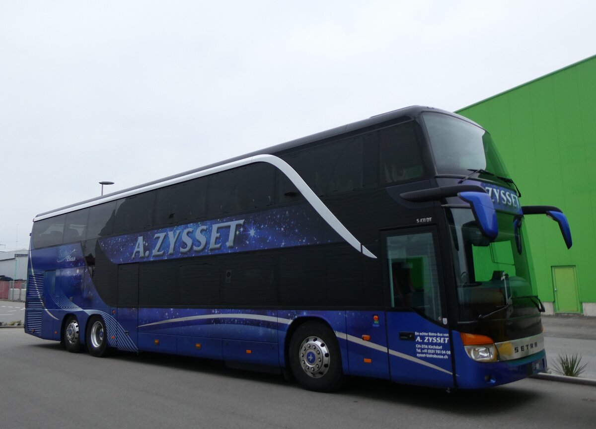 (271'517) - Zysset, Kirchdorf - Setra am 1. Februar 2025 in Kerzers, Interbus