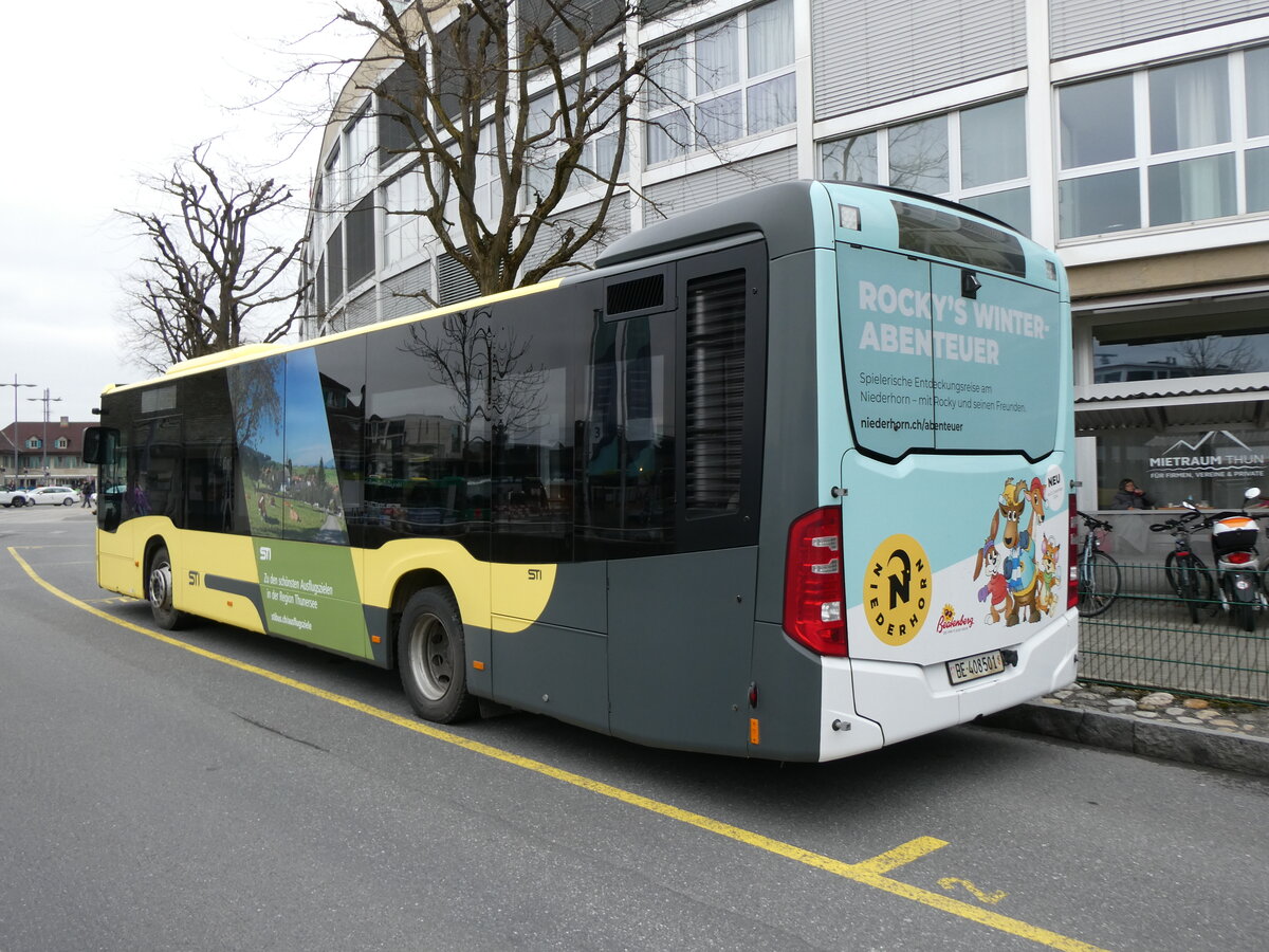 (271'626) - STI Thun - Nr. 501/BE 408'501 - Mercedes am 1. Februar 2025 bei der Schifflndte Thun