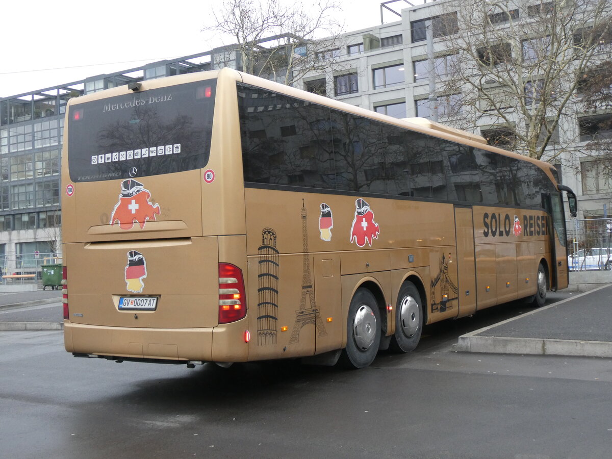 (271'669) - Aus Nordmazedonien: Solo Reisen, Gostivar - GV 0007AT - Mercedes am 6. Februar 2025 in Zrich, Sihlquai