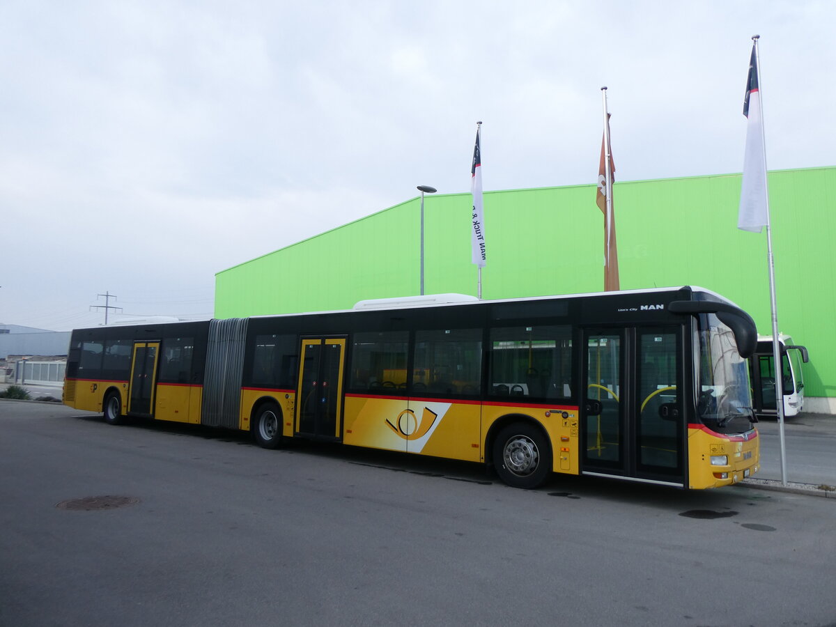 (271'737) - CarPostal Ouest - VD 623'516/PID 10'716 - MAN (ex JU 36'104) am 8. Februar 2025 in Kerzers, Interbus