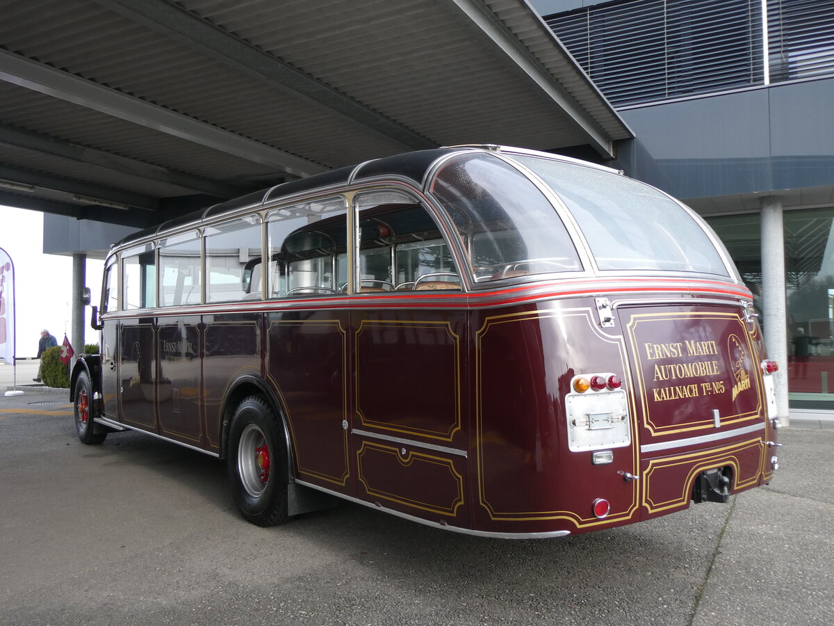 (271'749) - Marti, Kallnach - Nr. 40 - Saurer/Lauber am 8. Februar 2025 in Kallnach, Car-Terminal