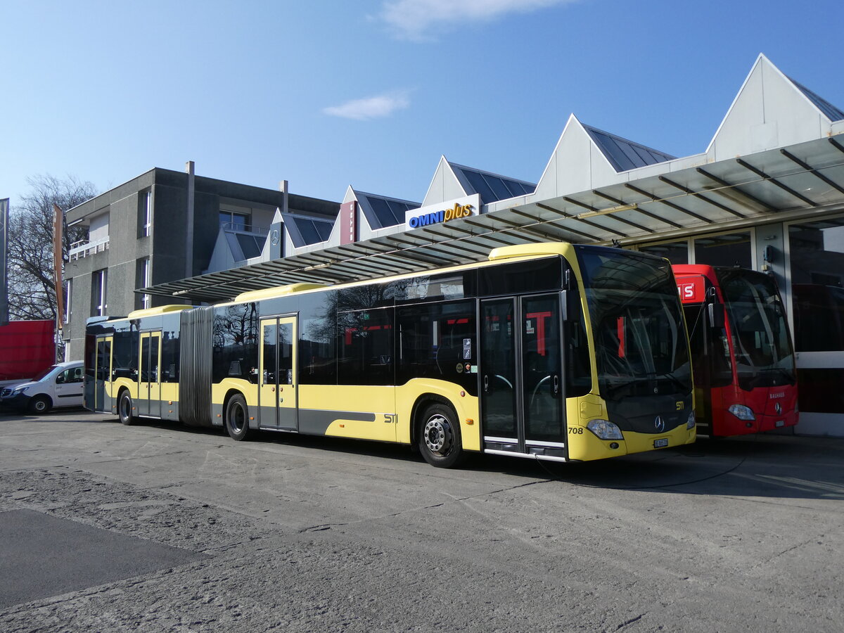 (271'825) - STI Thun - Nr. 708/BE 865'708 - Mercedes am 9. Februar 2025 in Thun, Garage