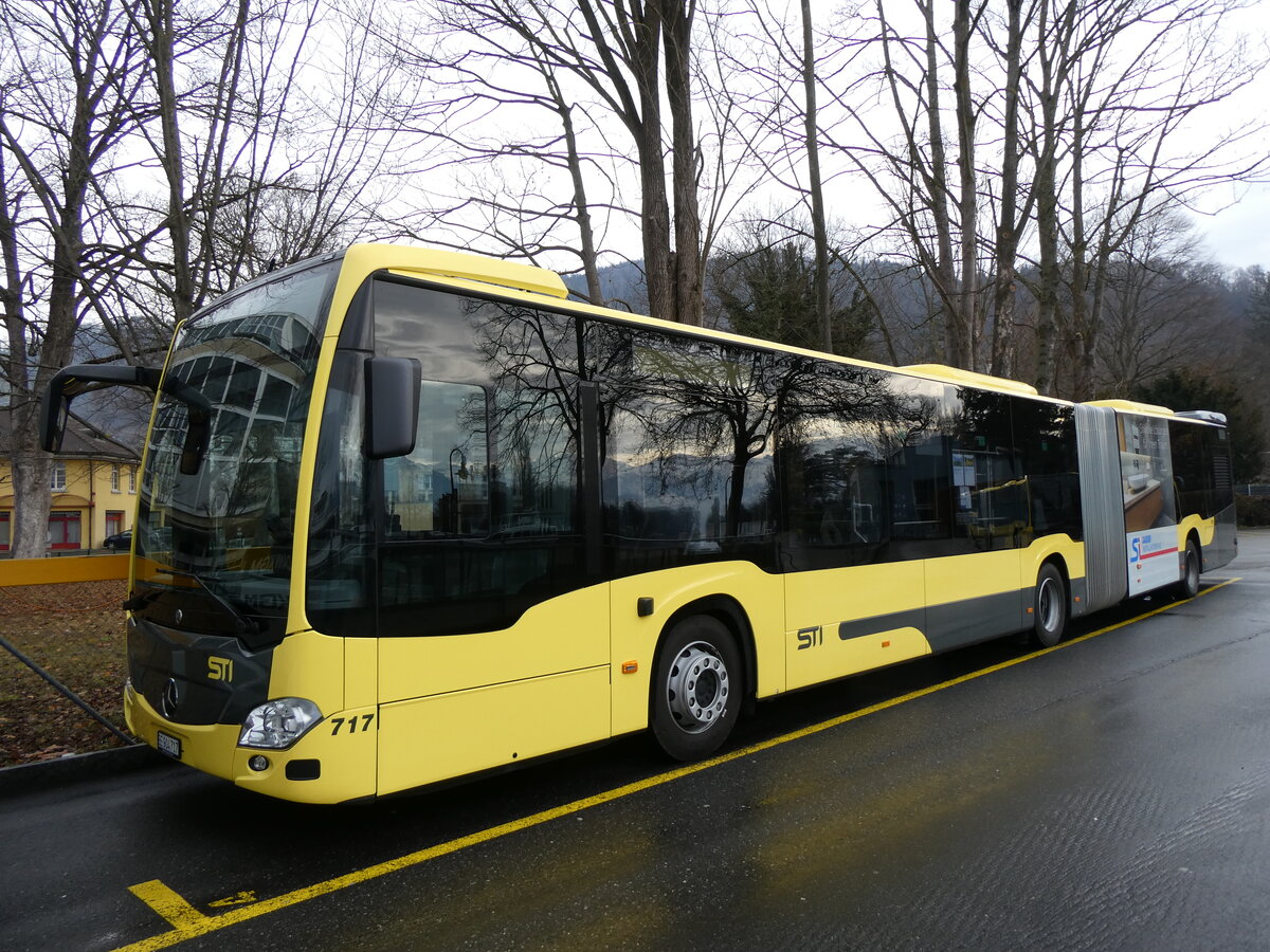 (271'834) - STI Thun - Nr. 717/BE 904'717 - Mercedes am 11. Februar 2025 bei der Schifflndte Thun