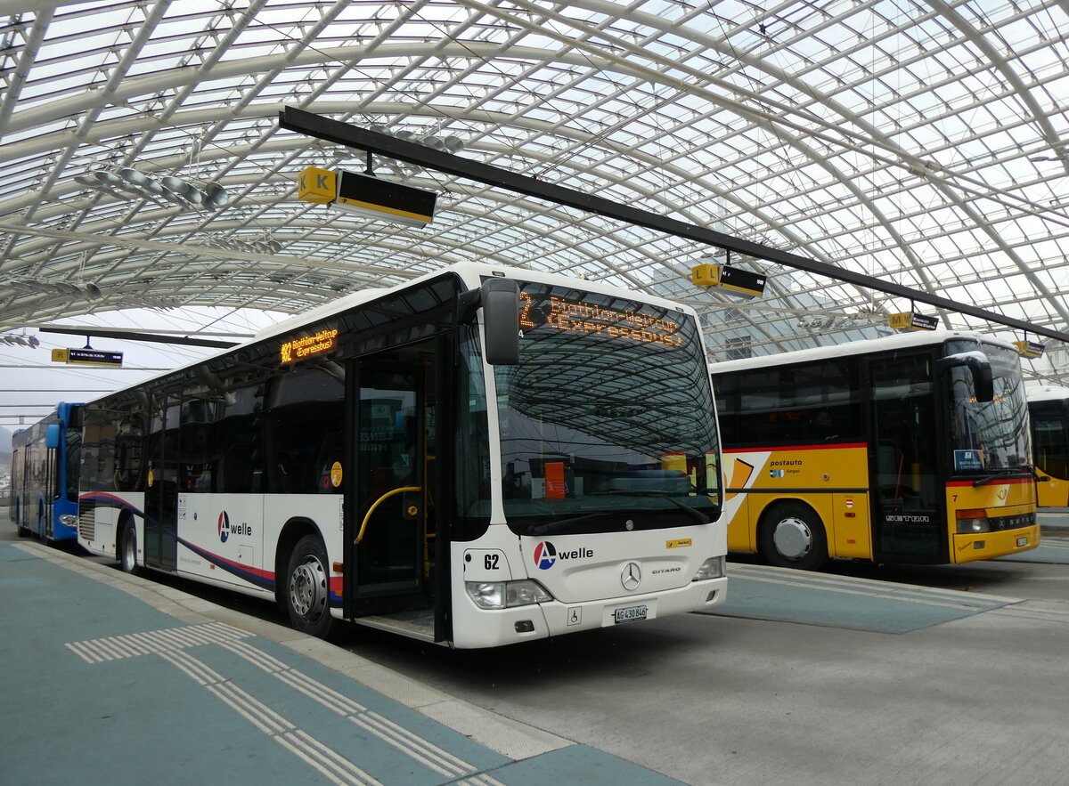 (271'916) - Steffen, Remetschwil - Nr. 62/AG 430'846/PID 5194 - Mercedes am 14. Februar 2025 in Chur, Postautostation