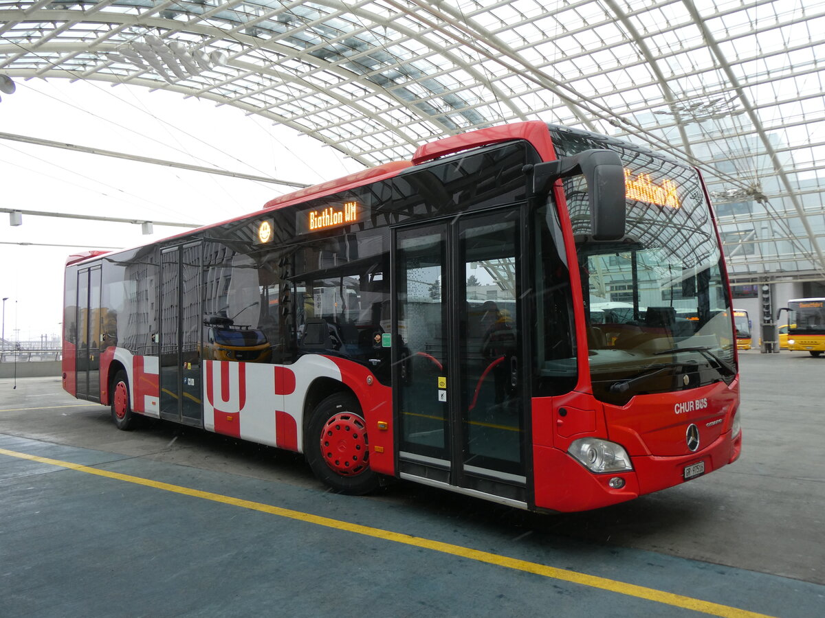 (271'945) - Chur Bus, Chur - Nr. 16/GR 97'516 - Mercedes am 14. Februar 2025 in Chur, Postautostation