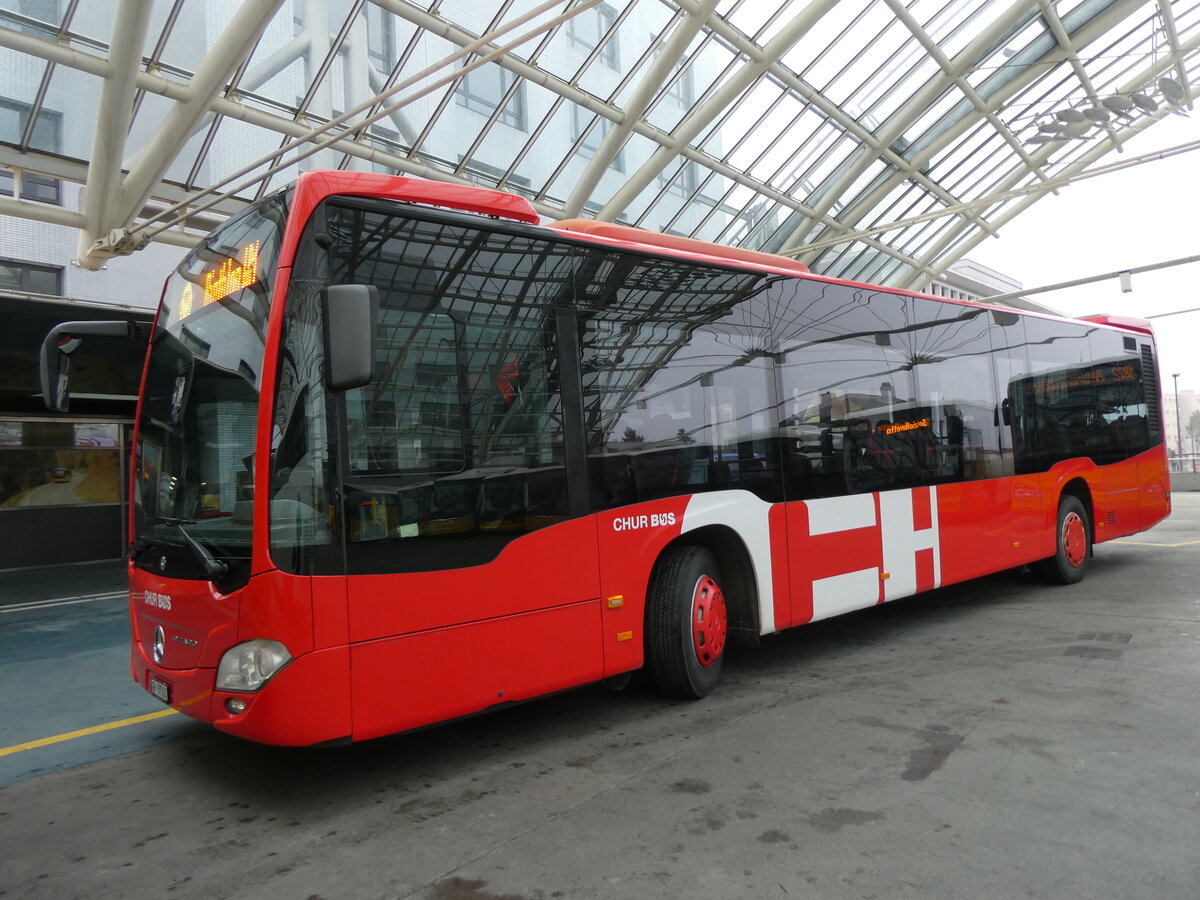 (271'946) - Chur Bus, Chur - Nr. 16/GR 97'516 - Mercedes am 14. Februar 2025 in Chur, Postautostation