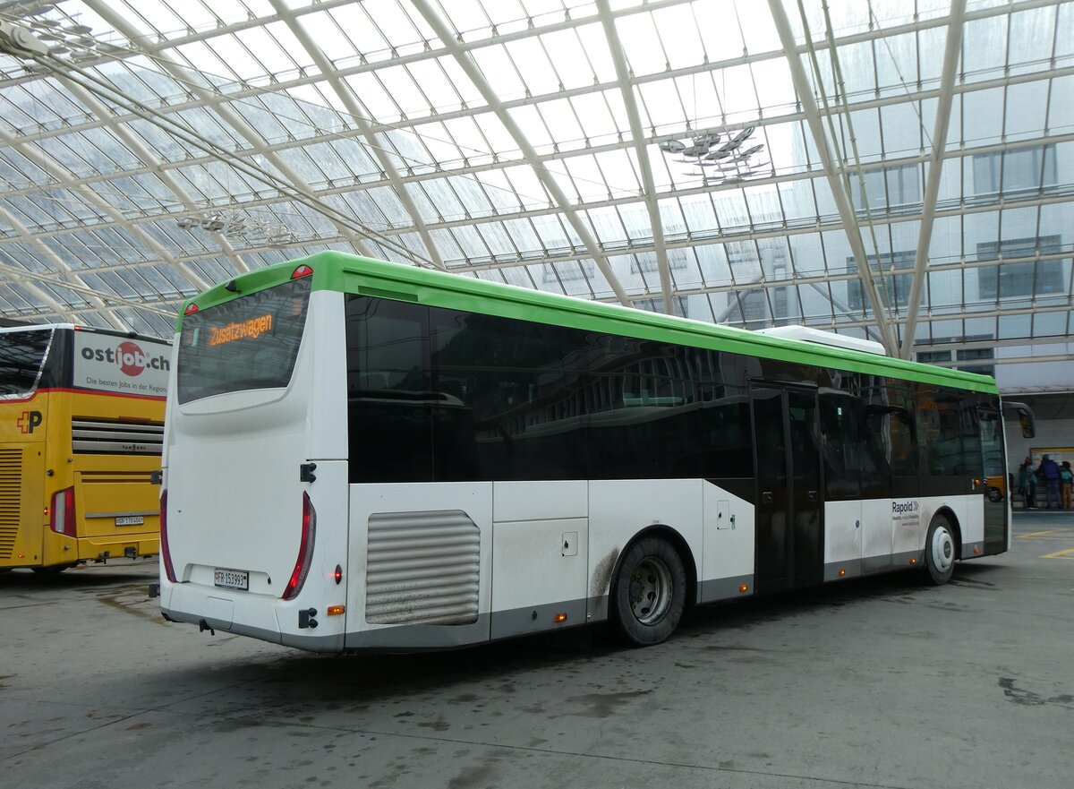 (271'986) - Rapold, Rheinau - Nr. 993/FR 153'993 - Iveco (ex PostBus/A) am 14. Februar 2025 in Chur, Postautostation