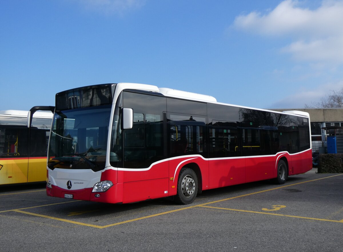 (272'076) - CarPotal Ouest - VD 644'186/PID 12'302 - Mercedes (ex Wiener Linien, A-Wien Nr. 8120) am 15. Februar 2025 in Yverdon, Garage