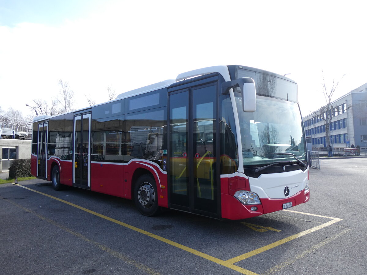 (272'079) - CarPostal Ouest - VD 644'186/PID 12'302 - Mercedes (ex Wiener Linien, A-Wien Nr. 8120) am 15. Februar 2025 in Yverdon, Garage