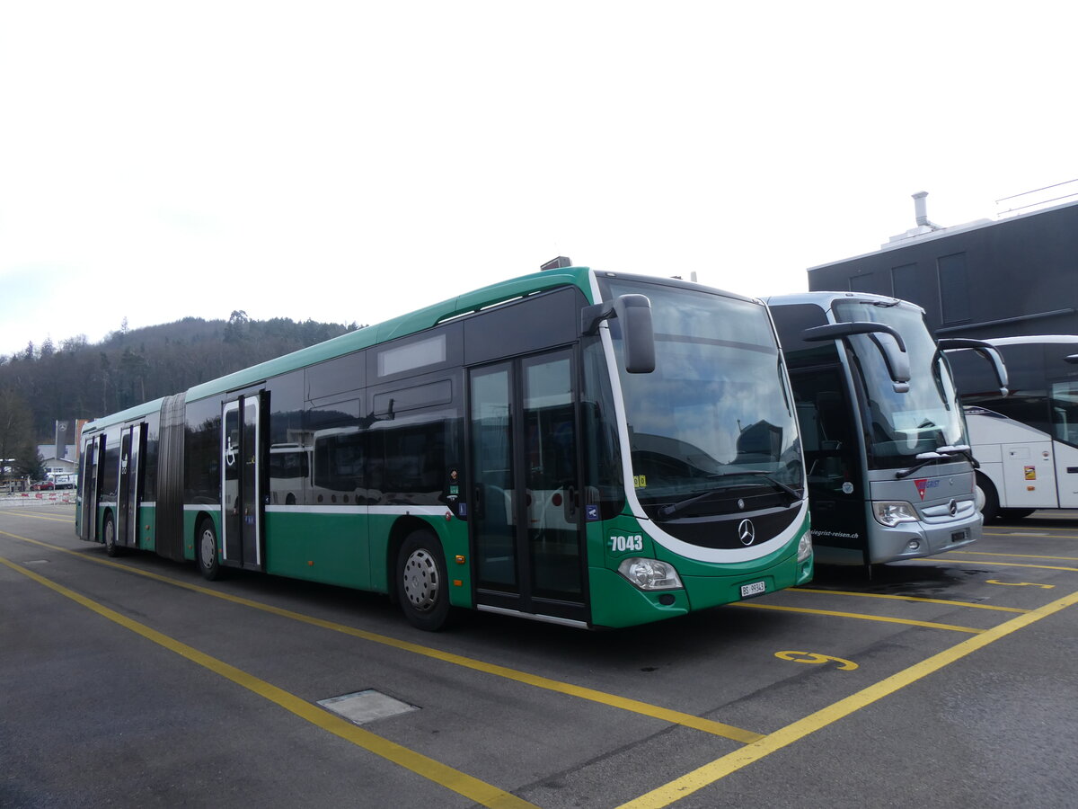 (272'106) - BVB Basel - Nr. 3043/BS 99'343 - Mercedes am 15. Februar 2025 in Winterthur, Daimler Buses