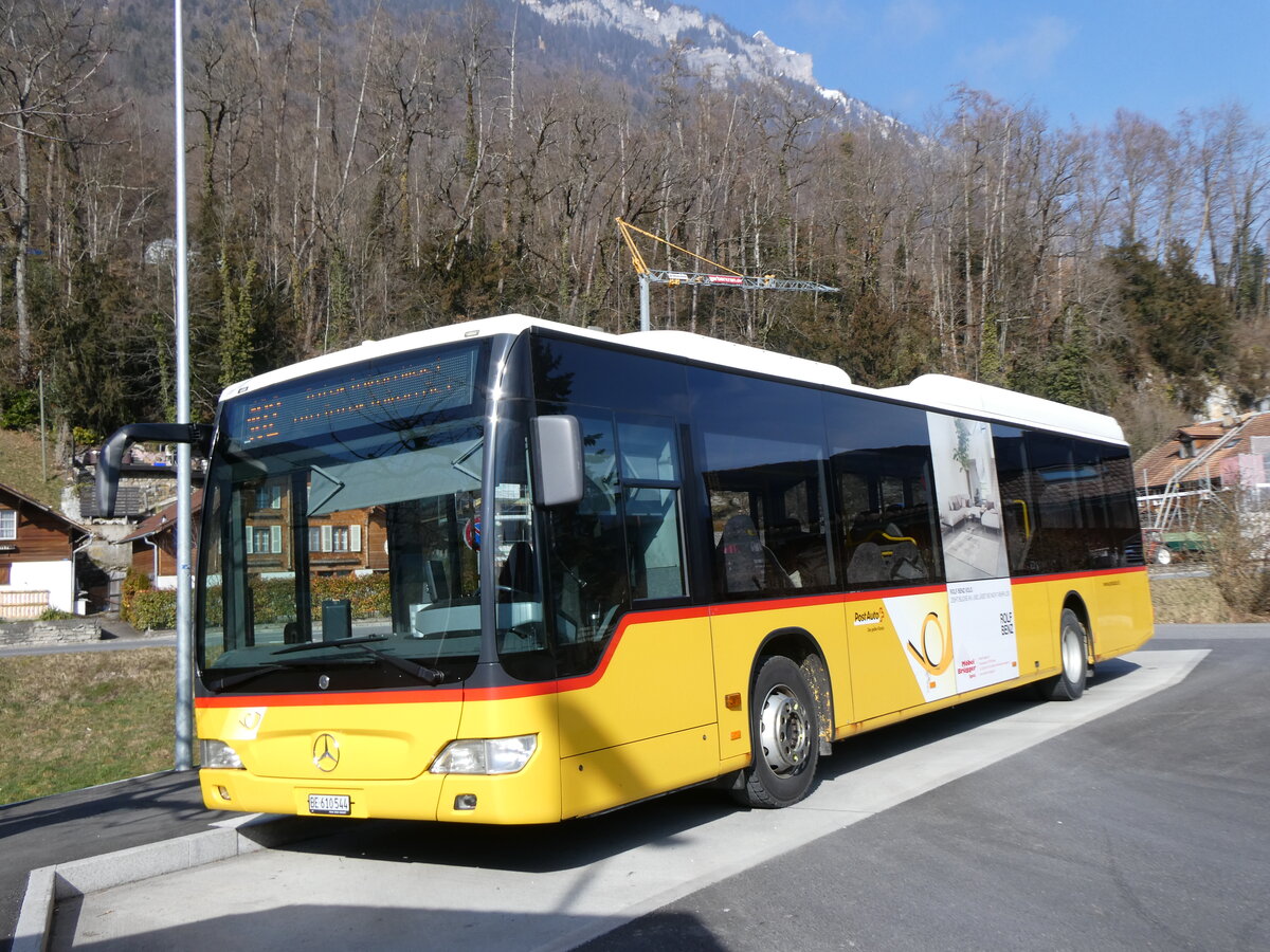 (272'199) - PostAuto Bern - BE 610'544/PID 5417 - Mercedes (ex BE 538'988; ex BE 637'781) am 17. Februar 2025 in Ringgenberg, Sge