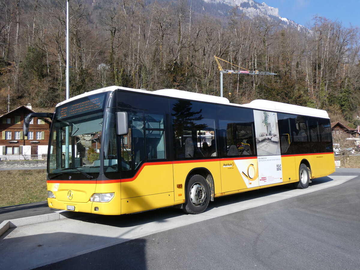 (272'203) - PostAuto Bern - BE 610'544/PID 5417 - Mercedes (ex BE 538'988; ex BE 637'781) am 25. Februar 2025 in Ringgenberg, Sge