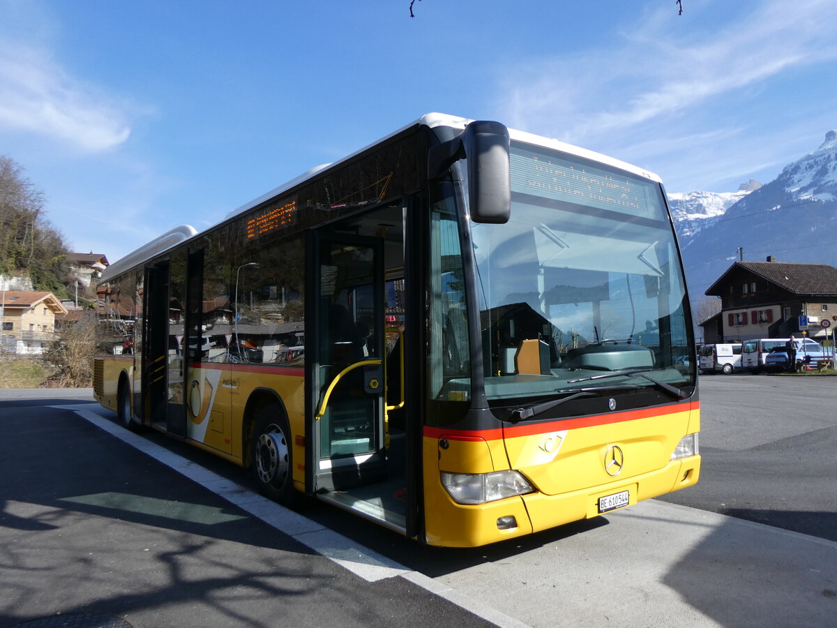 (272'210) - PostAuto Bern - BE 610'544/PID 5417 - Mercedes (ex BE 538'988; ex BE 637'781) am 17. Februar 2025 in Ringgenberg, Sge