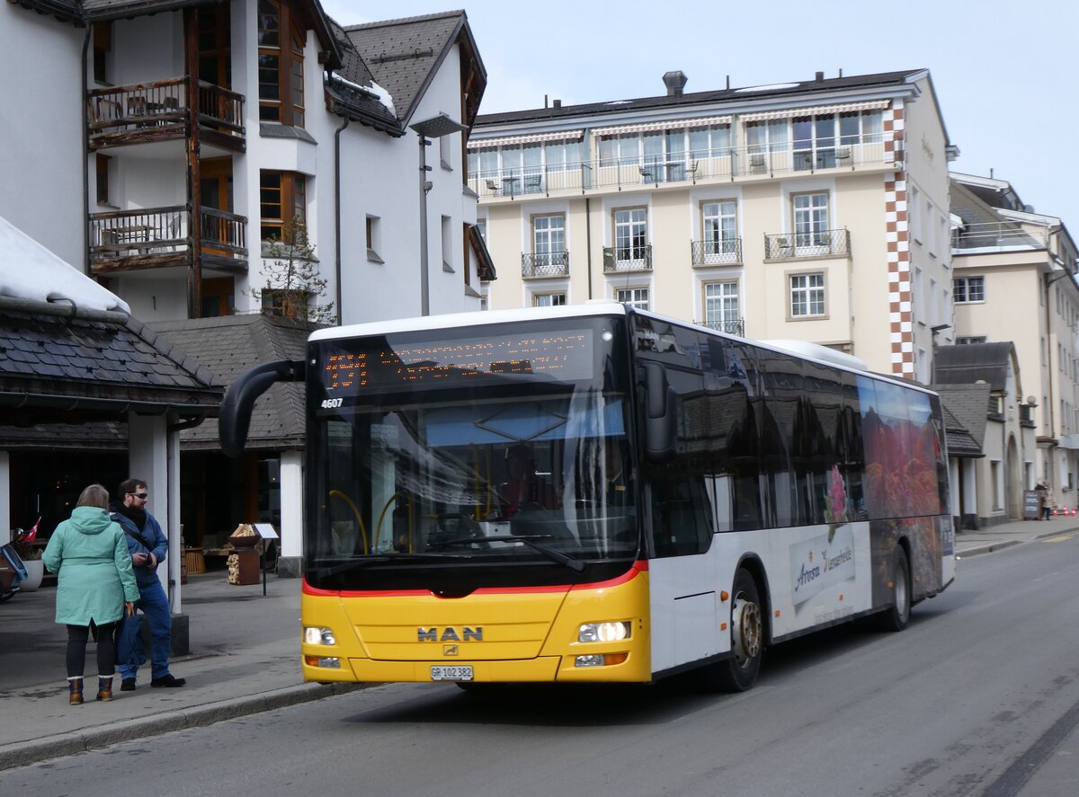 (272'419) - Bossi&Hemmi, Tiefencastel - GR 102'382/PID 4607 - MAN am 22. Februar 2025 in Lenzerheide, Post