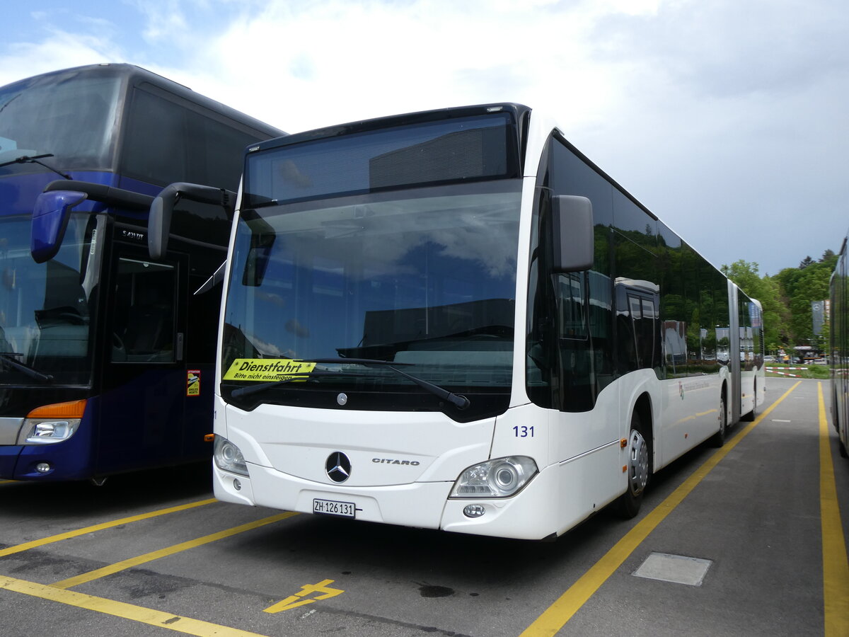 (274'604) - VZO Grningen - Nr. 131/ZH 126'131 - Mercedes am 3. Mai 2025 in Winterthur, Daimler Buses