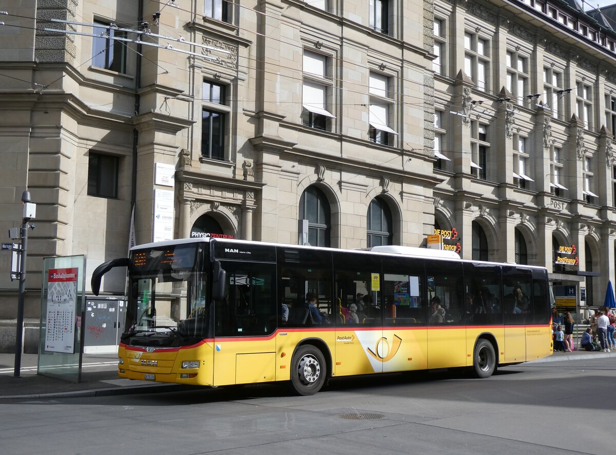 (274'642) - Steiger, Schlatt - Nr. 299/ZH 701'256/PID 10'143 - MAN am 3. Mai 2025 beim Hauptbahnhof Winterthur