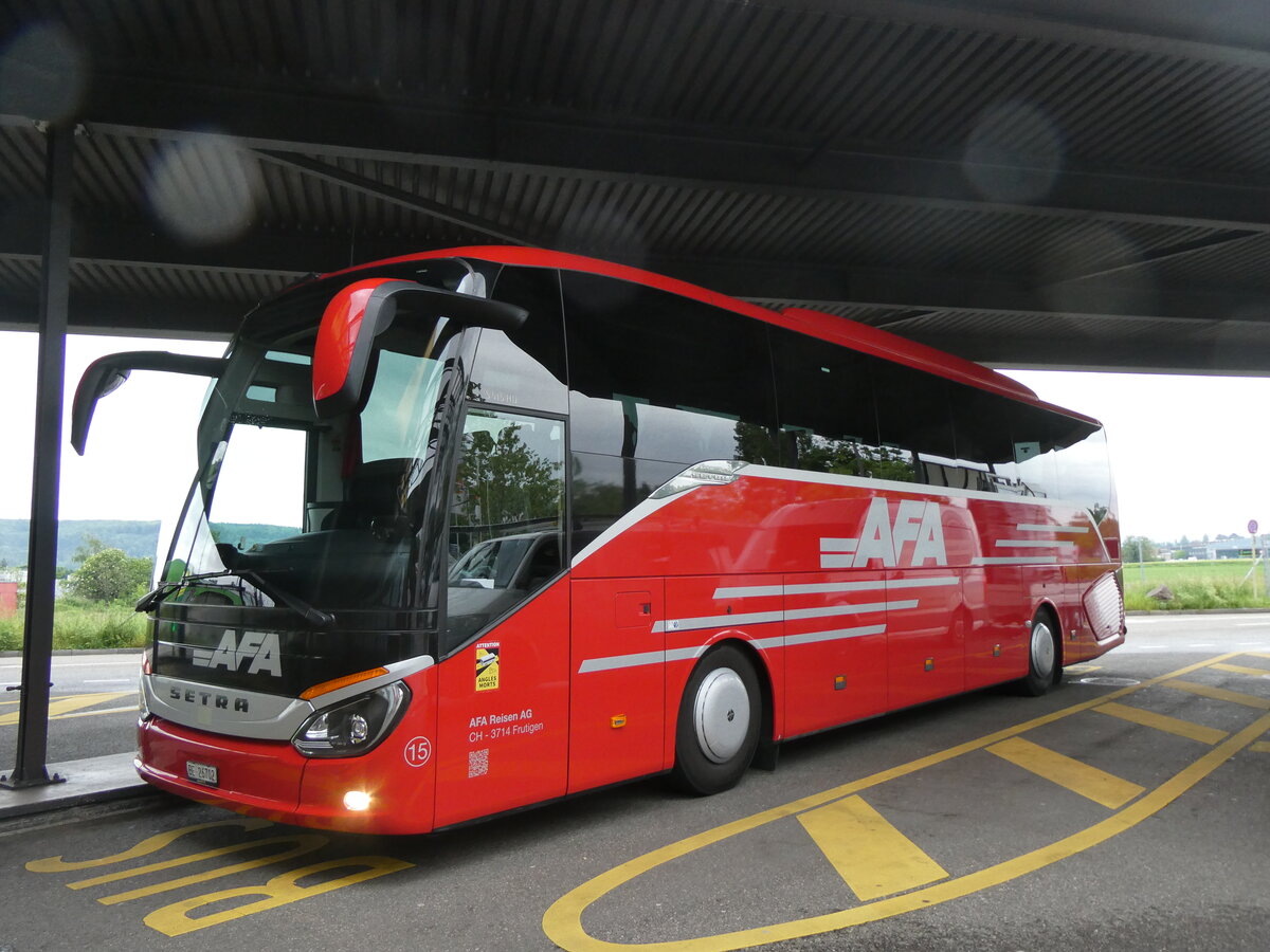 (274'665) - AFA Adelboden - Nr. 15/BE 26'702 - Setra am 6. Mai 2025 in Pratteln, Raststtte