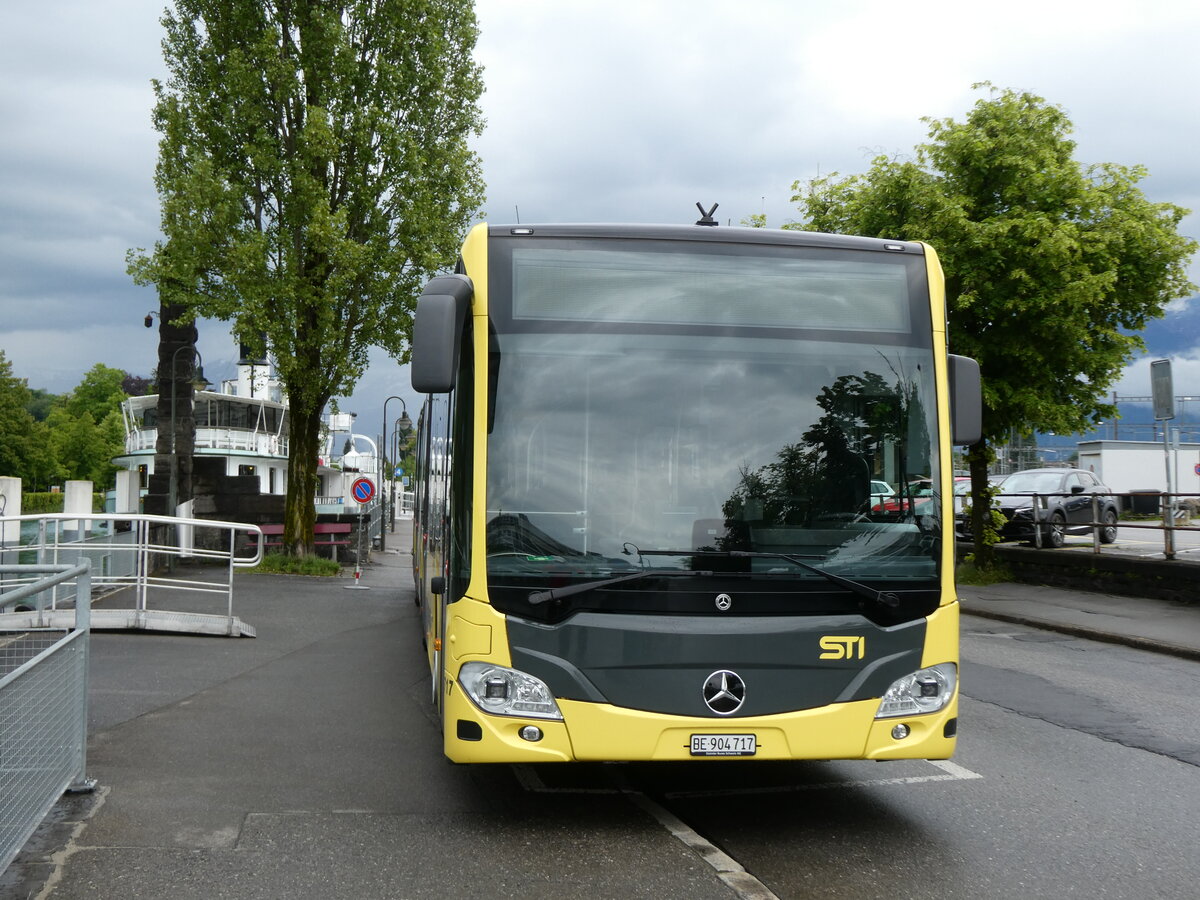 (275'718) - STI Thun - Nr. 717/BE 904'717 - Mercedes am 21. Mai 2025 bei der Schifflndte Thun