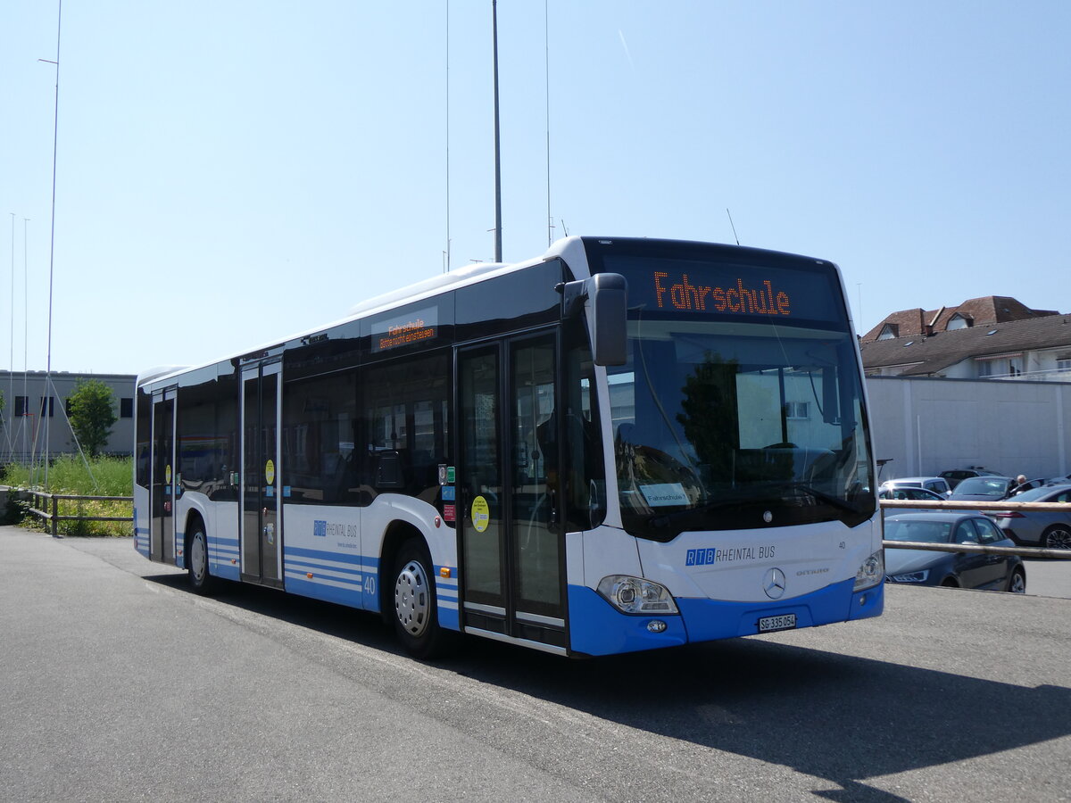 (276'843) - RTB Altsttten - Nr. 40/SG 335'054 - Mercedes am 17. Juni 2025 in Arbon, Bushof