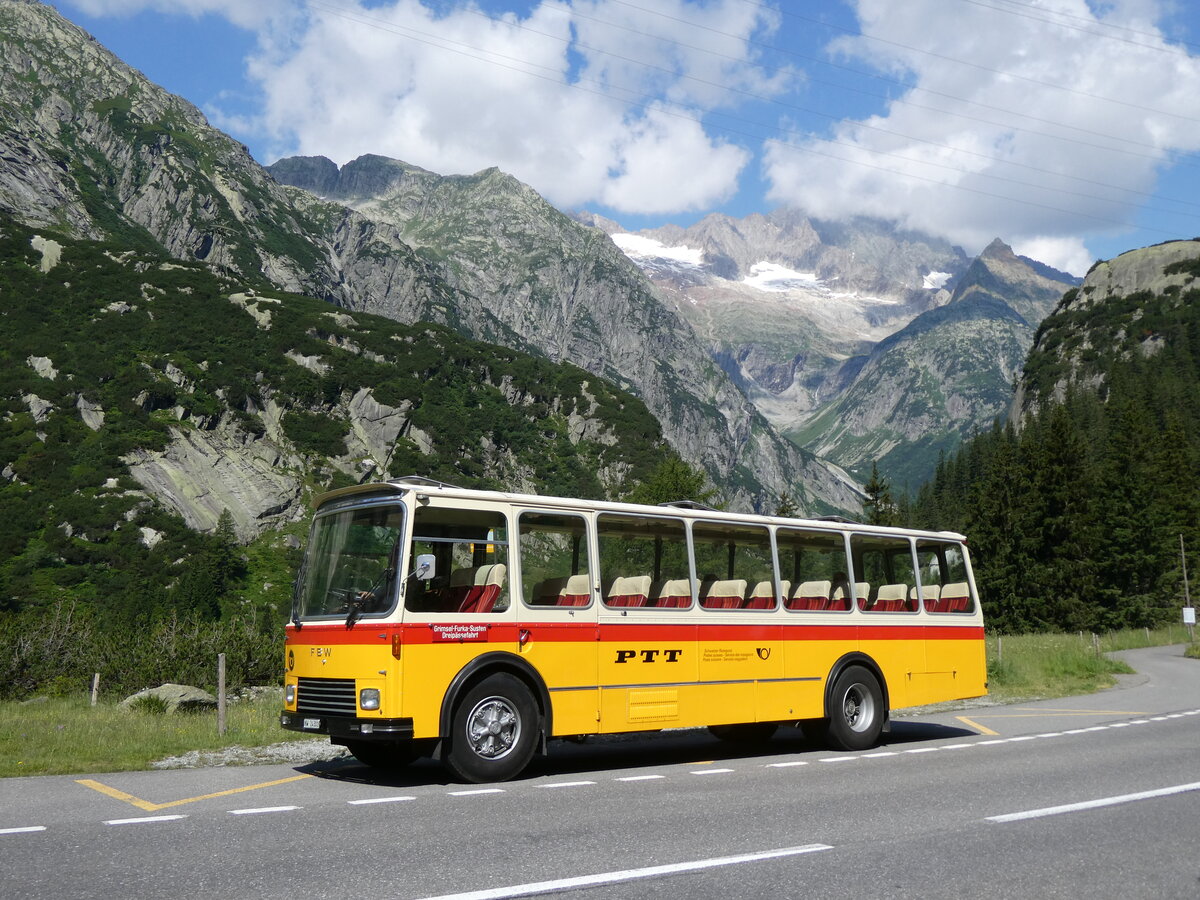 (277'400) - Lambach, Gommiswald - NW 24'301 - FBW/Eggli (ex Tanner+Lambach, Reigoldswil; ex Lambach, Rieden; ex Meier, Grt; ex AVG Grindelwald Nr. 13; ex P 24'182) am 1. Juni 2025 in Handegg, Kunzentnneln