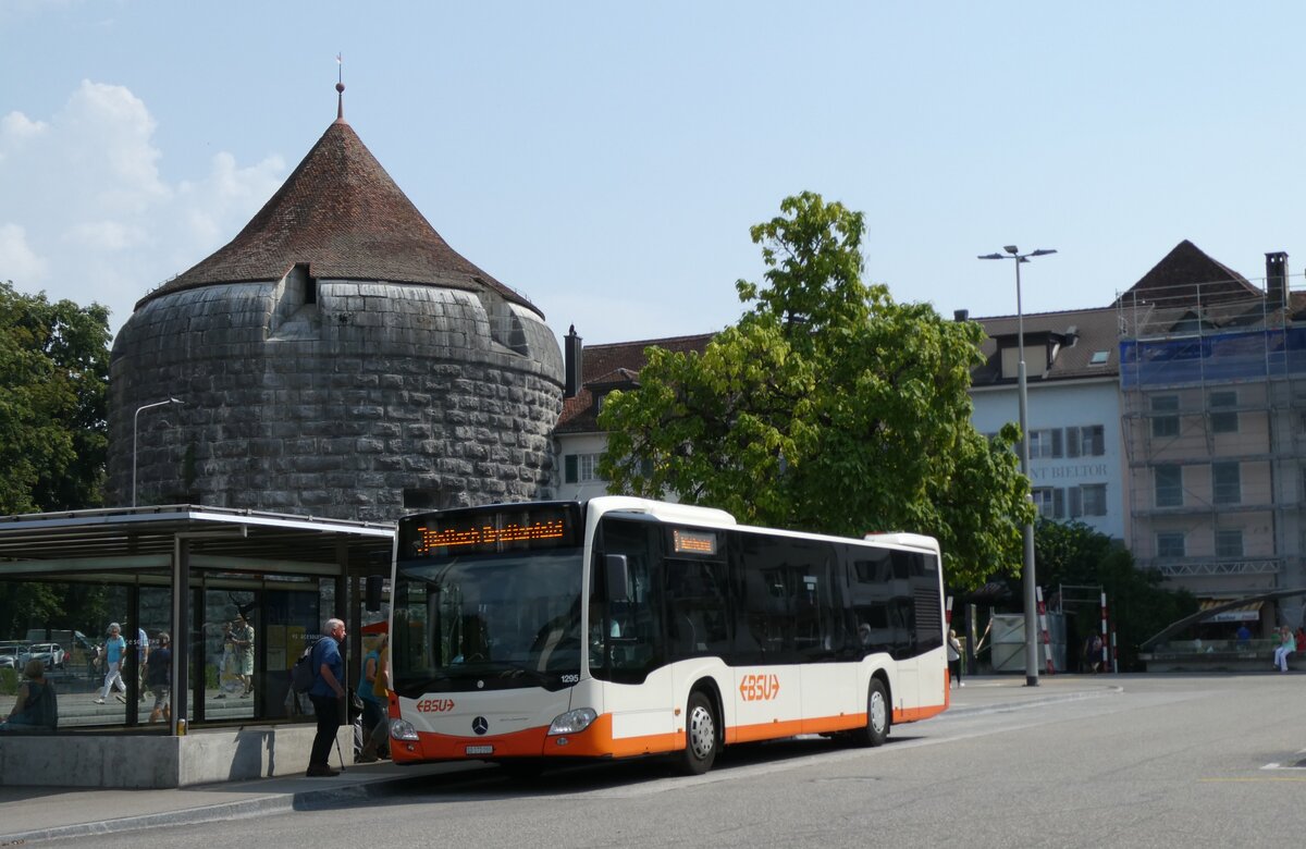 (278'958) - BSU Solothurn - Nr. 1295/SO 172'095 - Mercedes (ex Nr. 95) am 16. August 2025 in Solothurn, Amthausplatz