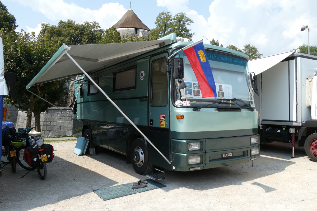 (278'970) - Aus Liechtenstein: Marxer, Schaan - FL 5908 - Magirus-Deutz am 16. August 2025 in Solothurn, Baseltor