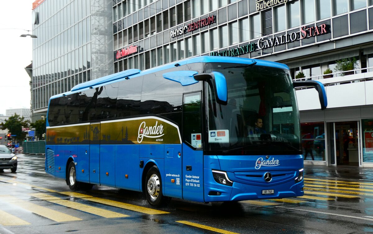 (279'258) - Gander, Chteau-d'Oex - VD 713 - Mercedes am 21. August 2025 beim Bahnhof Bern
