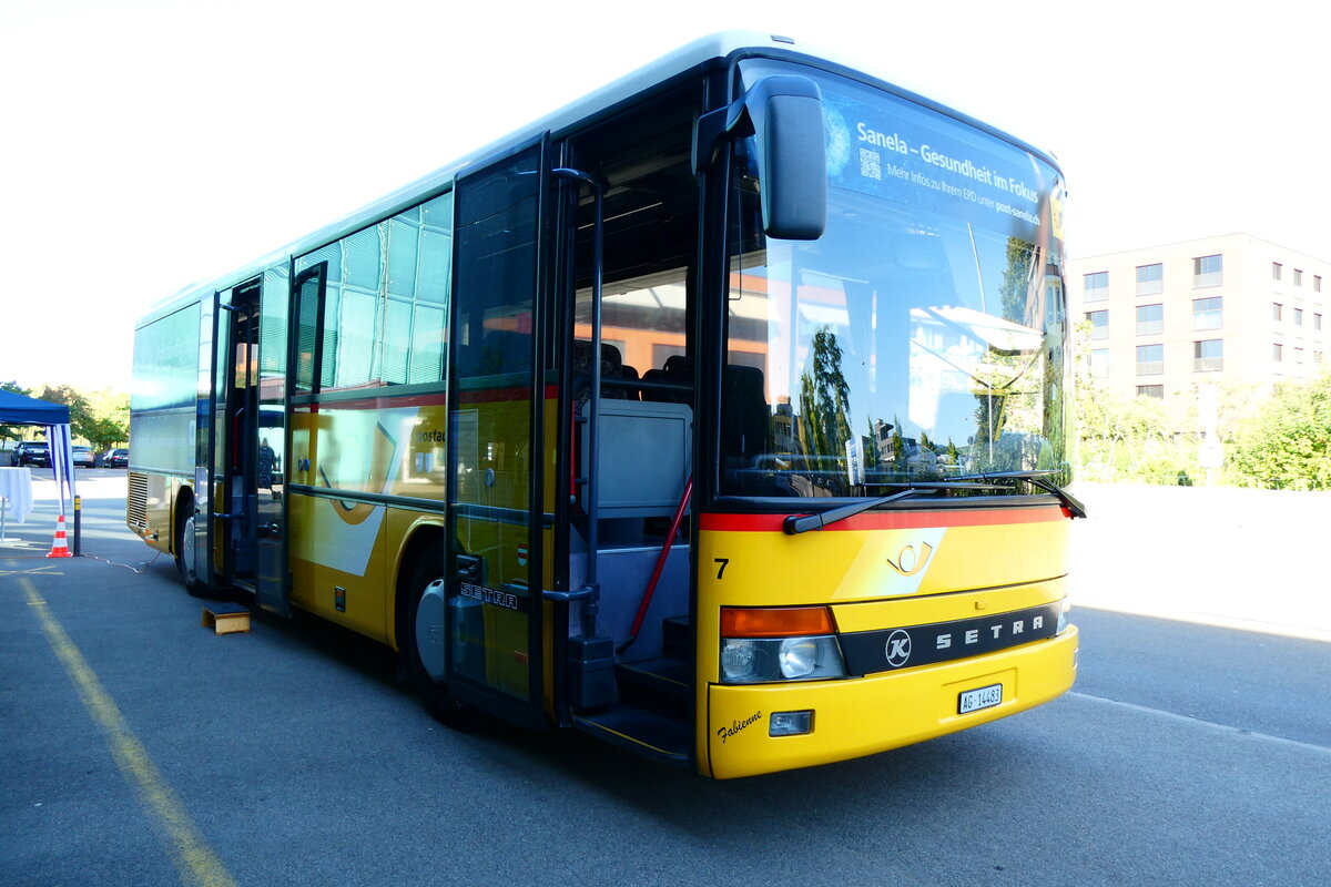 (279'384) - Tschannen, Zofingen - Nr. 7/AG 14'483/PID 90 - Setra am 26. August 2025 in Baar, Kantonsspital