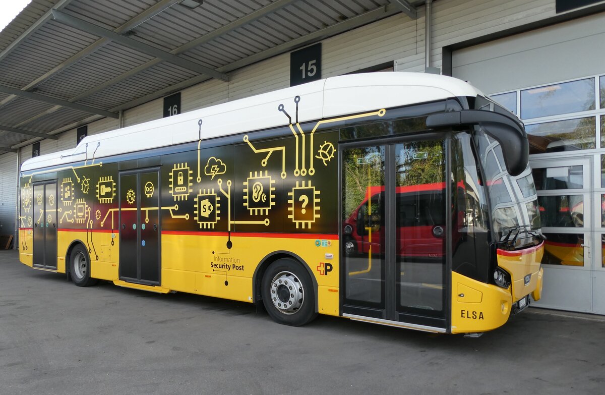 (280'026) - PostAuto Bern - BE 913'517/PID 10'662 - eVDL (ex PostAuto Zentralschweiz Nr. 514; ex PostAuto Zentralschweiz Nr. 14) am 6. September 2025 in Kerzers, Interbus
