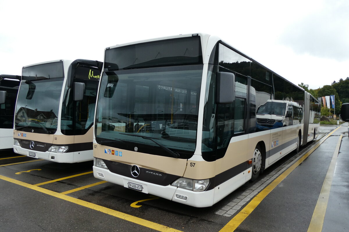 (280'755) - AZZK Zollikon - Nr. 57/ZH 486'457 - Mercedes am 27. September 2025 in Winterthur, Daimler Buses (280'755) - AZZK Zollikon - Nr. 57/ZH 486'457 - Mercedes am 27. September 2025 in Winterthur, Daimler Buses