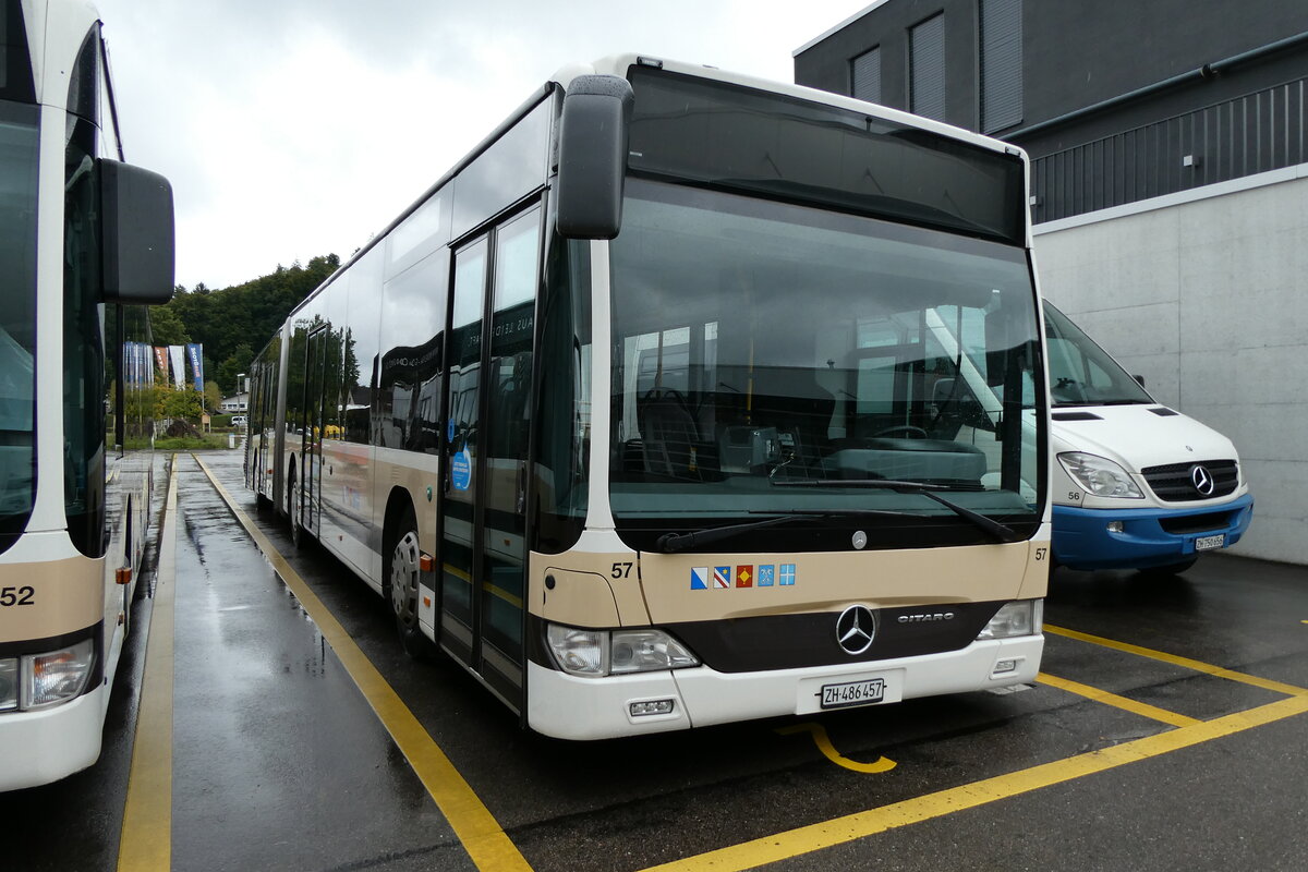 (280'757) - AZZK Zollikon - Nr. 57/ZH 486'457 - Mercedes am 27. September 2025 in Winterthur, Daimler Buses (280'757) - AZZK Zollikon - Nr. 57/ZH 486'457 - Mercedes am 27. September 2025 in Winterthur, Daimler Buses