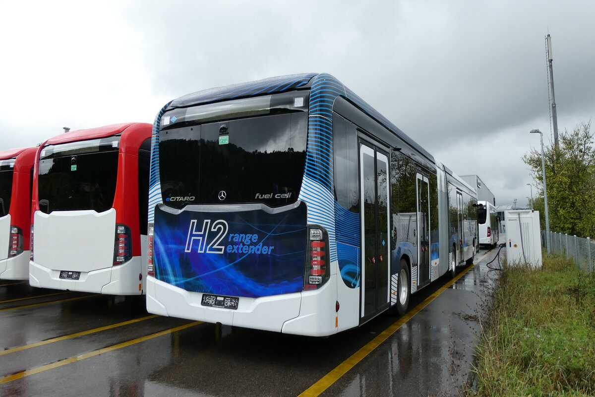 (280'769) - Daimler Buses, Winterthur - (146'175) - eMercedes am 27. September 2025 in Winterthur, Daimler Buses (280'769) - Daimler Buses, Winterthur - (146'175) - eMercedes am 27. September 2025 in Winterthur, Daimler Buses