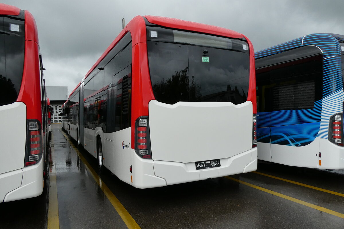 (280'777) - RVBW Wettingen - (145'905) - eMercedes am 27. September 2025 in Winterthur, Daimler Buses (280'777) - RVBW Wettingen - (145'905) - eMercedes am 27. September 2025 in Winterthur, Daimler Buses