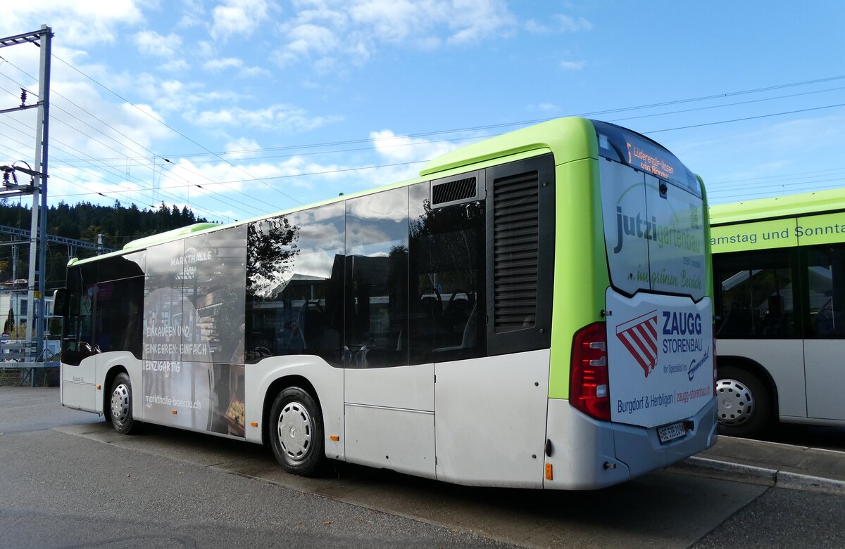 (280'999) - Busland, Burgdorf - Nr. 209/BE 535'209 - Mercedes am 5. Oktober 2025 beim Bahnhof Langnau (280'999) - Busland, Burgdorf - Nr. 209/BE 535'209 - Mercedes am 5. Oktober 2025 beim Bahnhof Langnau