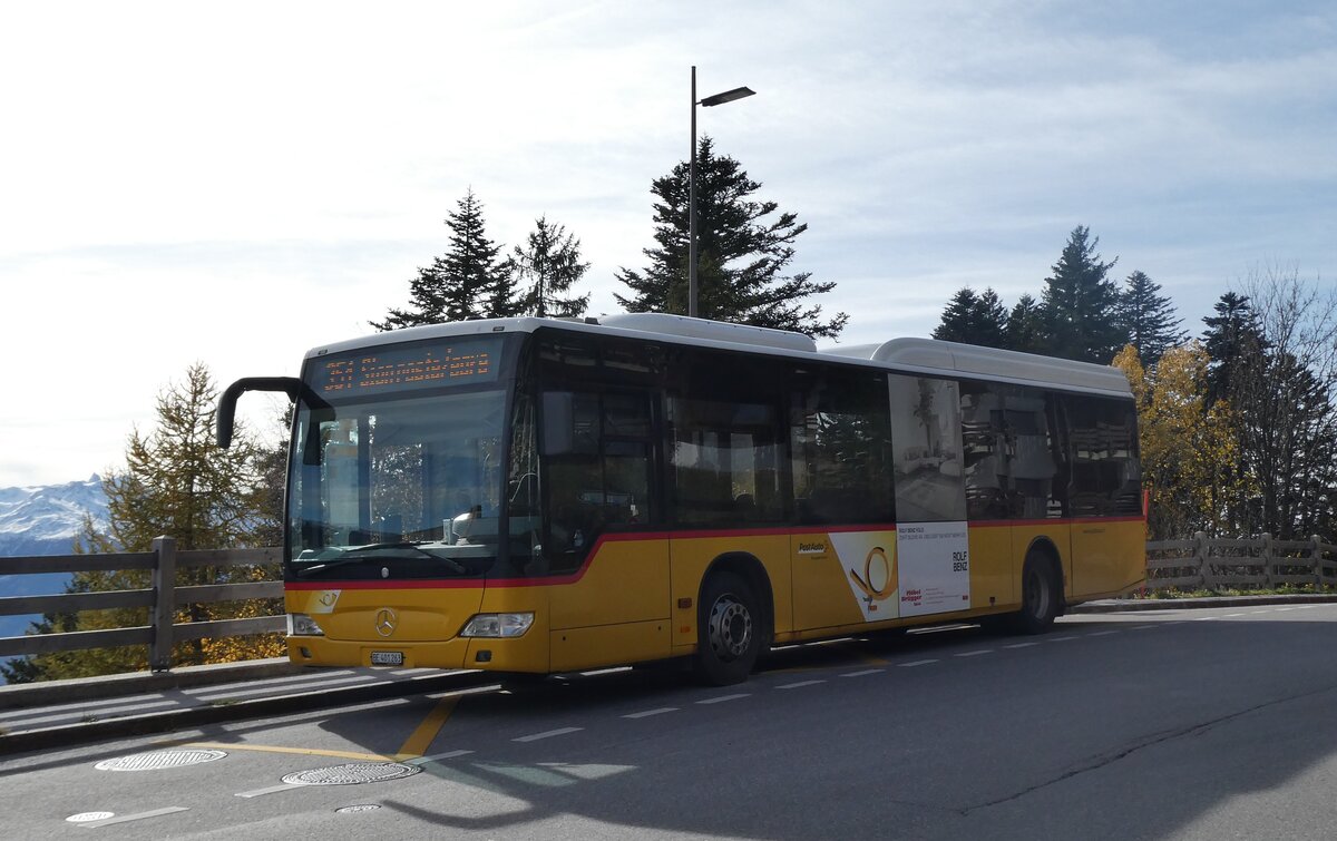 (282'074) - PostAuto Bern - BE 401'263/PID 5417 - Mercedes (ex BE 610'544; ex BE 538'988; ex BE 637'781) am 6. November 2025 in Anzre, Tlcabine