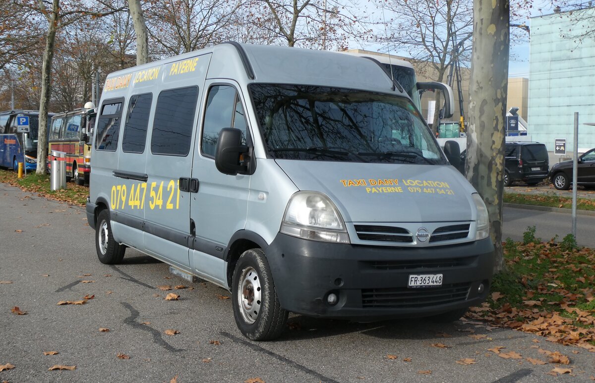 (282'129) - Taxi Dany, Payerne - FR 363'448 - Nissan am 7. November 2025 in Bern, Guisanplatz