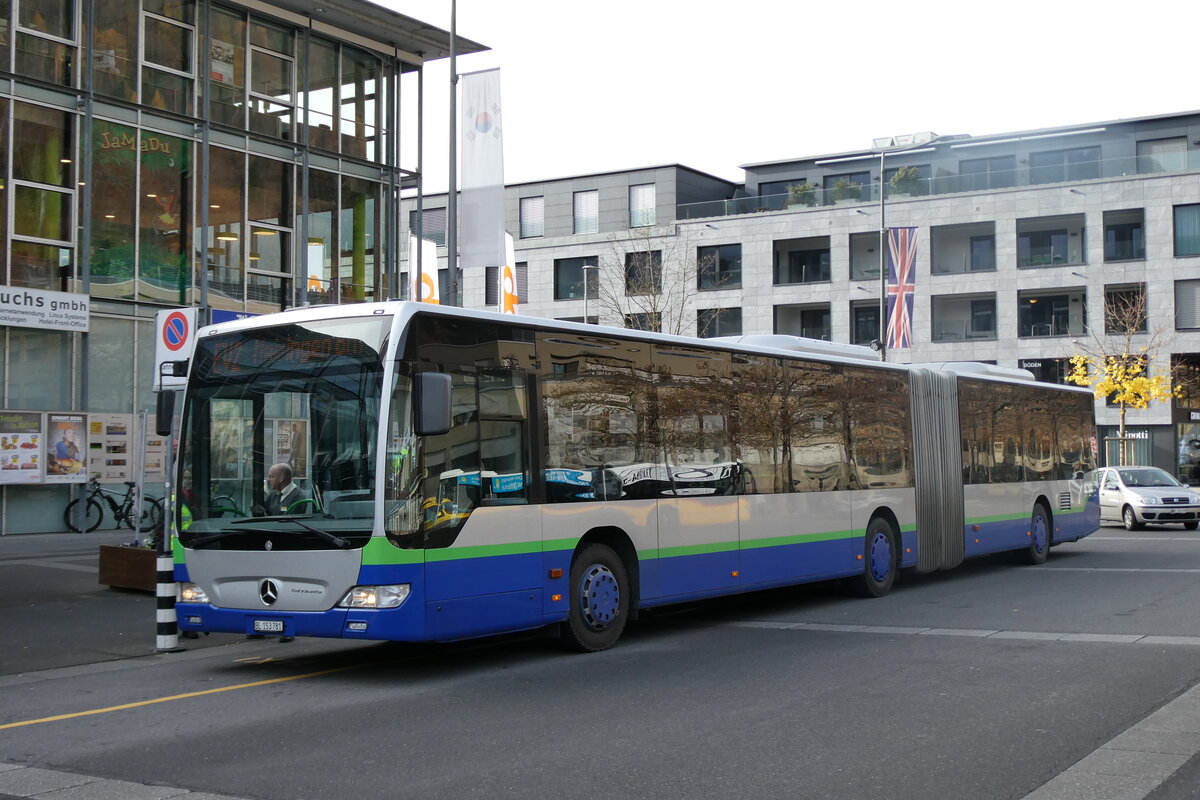 (282'383) - PostAuto Nordschweiz - BL 153'781/PID 12'422 - Mercedes (ex TPL Lugano Nr. 406) am 14. November 2025 beim Bahnhof Interlaken Ost
